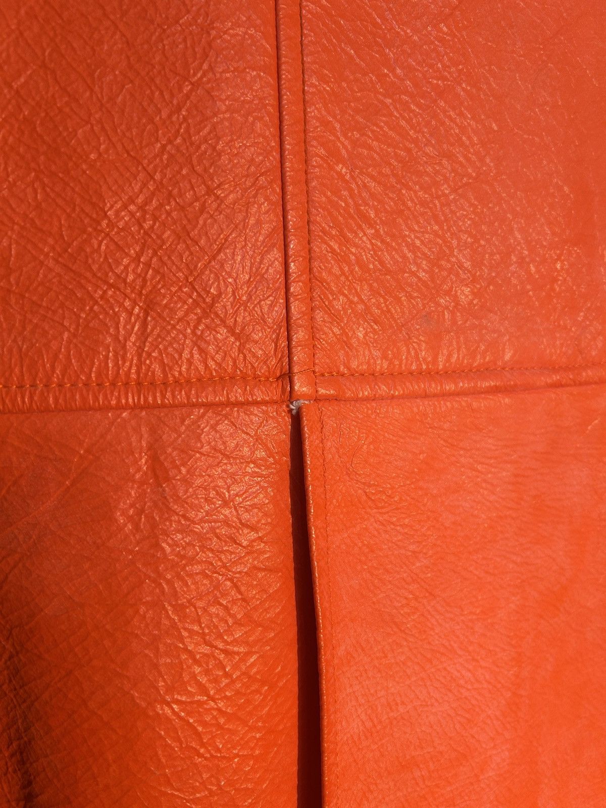 Courreges Courreges Paris Orange Vinyl Trench Coat Size XS / US 0-2 / IT 36-38 - 14 Thumbnail