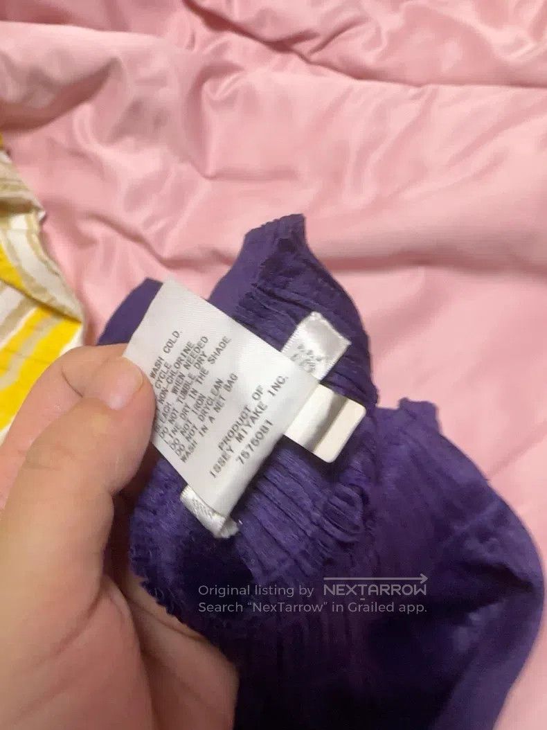 Issey Miyake Issey Miyake Purple Pants Size 25" / US 0 / IT 36 - 3 Thumbnail