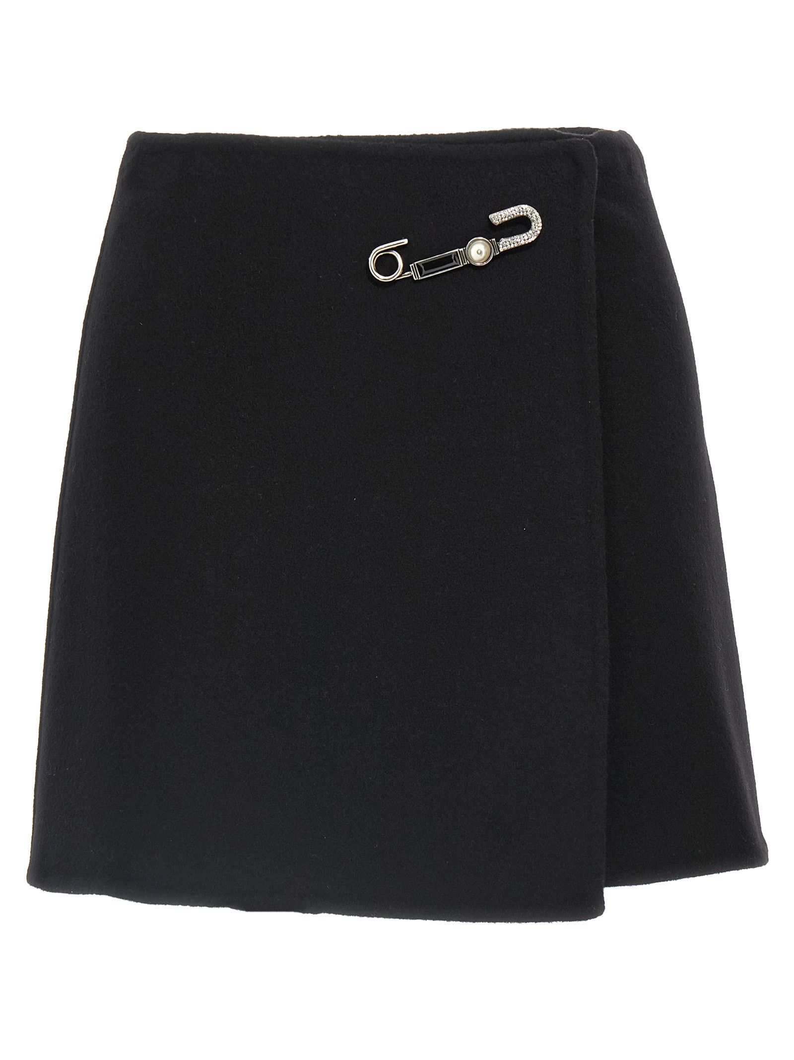 Ermanno Scervino Jewel pin skirt Size 27" / US 4 / IT 40 - 1 Thumbnail