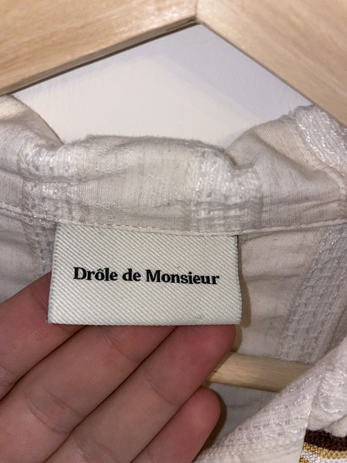 Drole De Monsieur Beige Drole De Monsieur Button Up Shirt Size US L / EU 52-54 / 3 - 2 Thumbnail