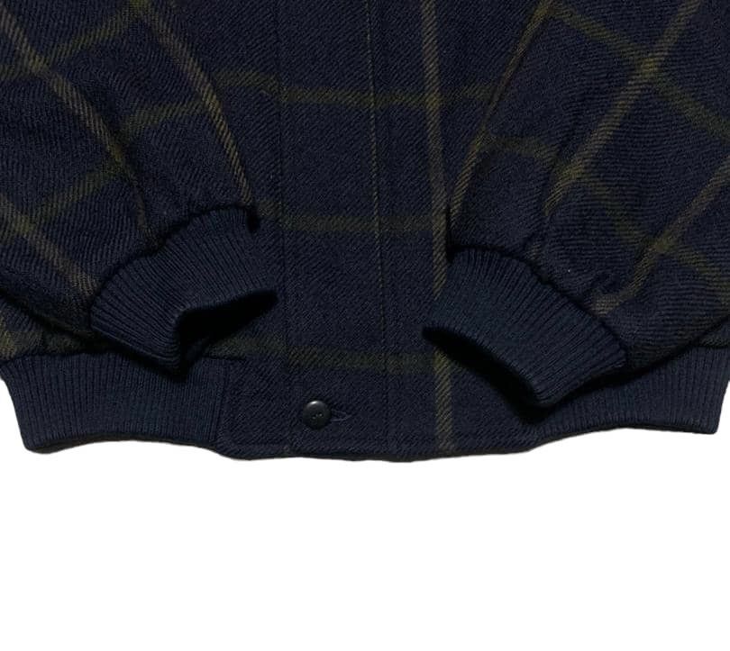 Calvin Klein Vintage Calvin Klein Plaid Wool Bomber Jacket Size US L / EU 52-54 / 3 - 5 Thumbnail