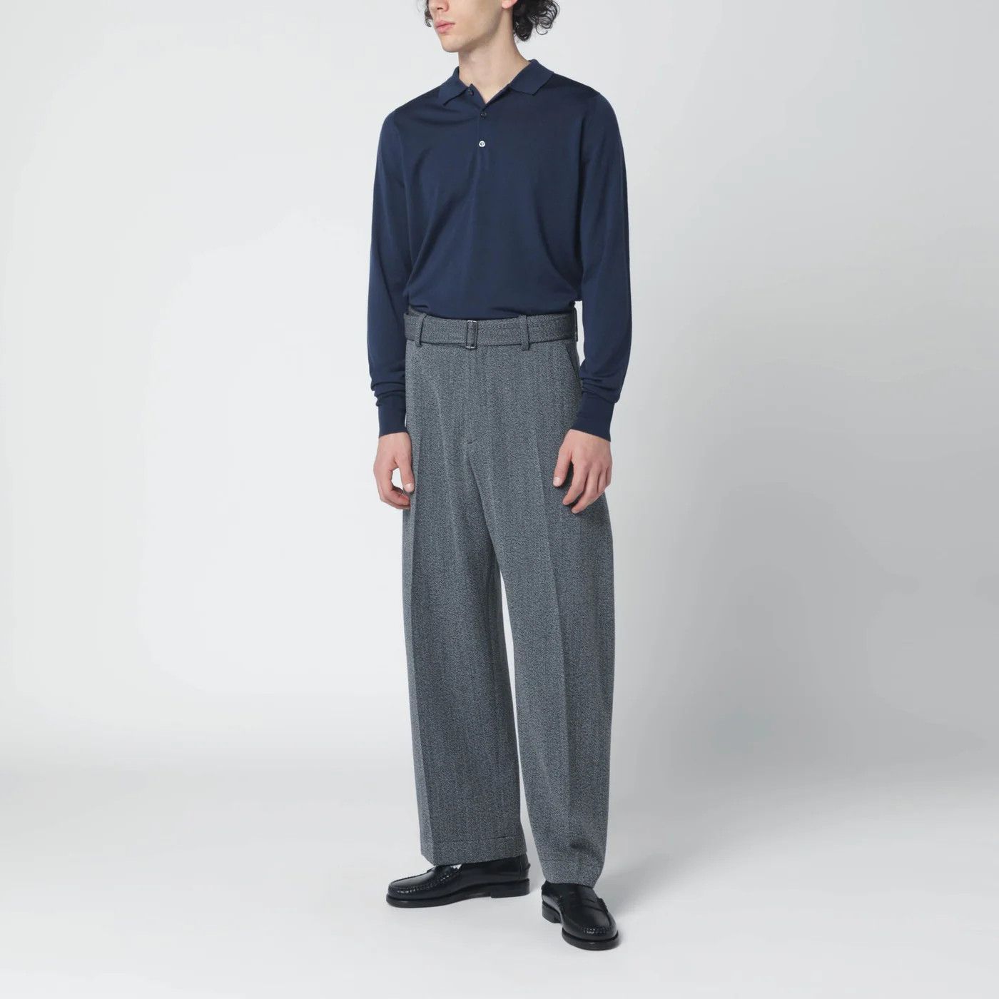 John Smedley o1d2blof0526 Cotton Polo Shirt in Blue Size US XXL / EU 58 / 5 - 2 Thumbnail
