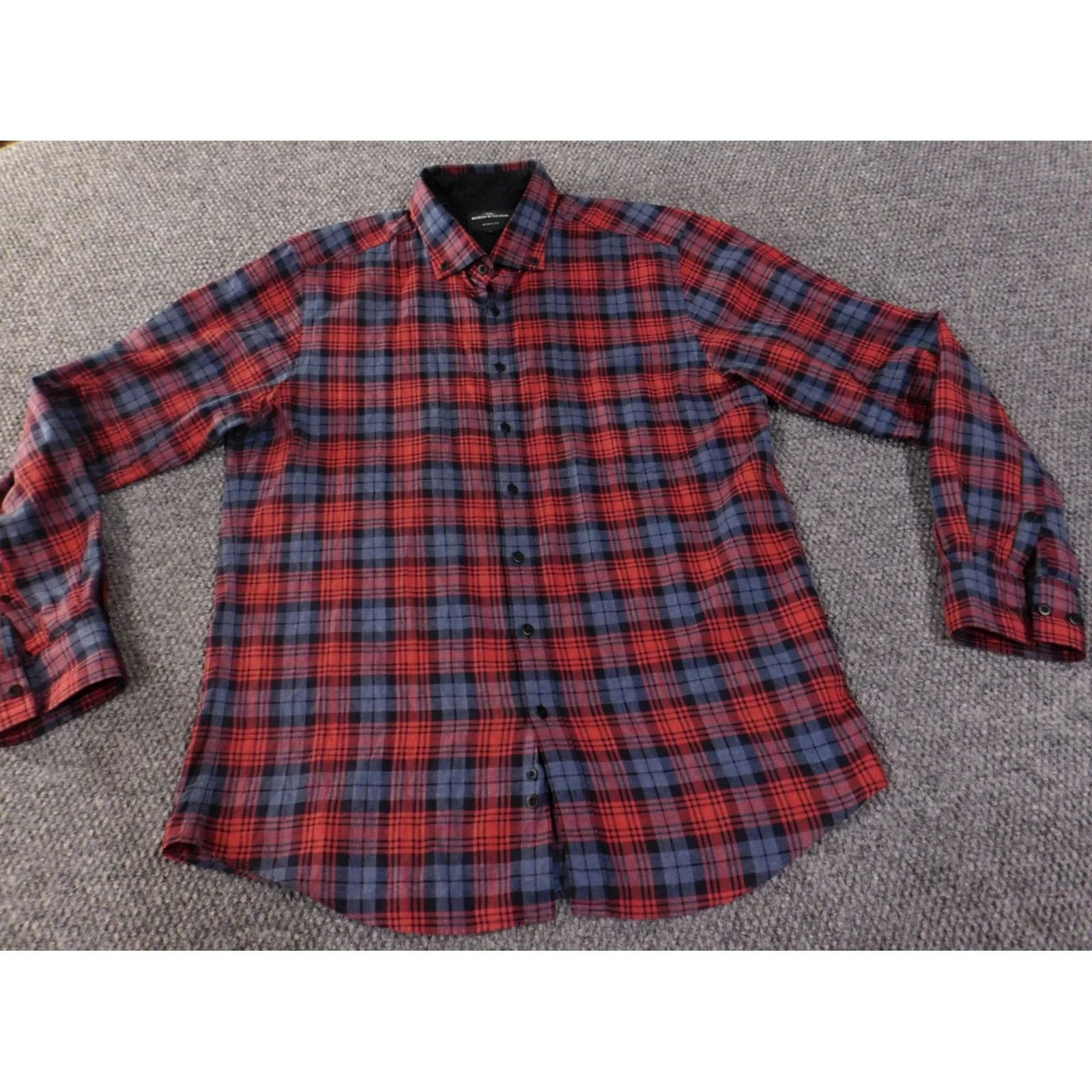 Rodd & Gunn Rodd & Gunn Shirt L Red Plaid Button-Up Long Sleeve Knit Cotton Regular Mens Modern Sports Western Size US L / EU 52-54 / 3 - 3 Thumbnail