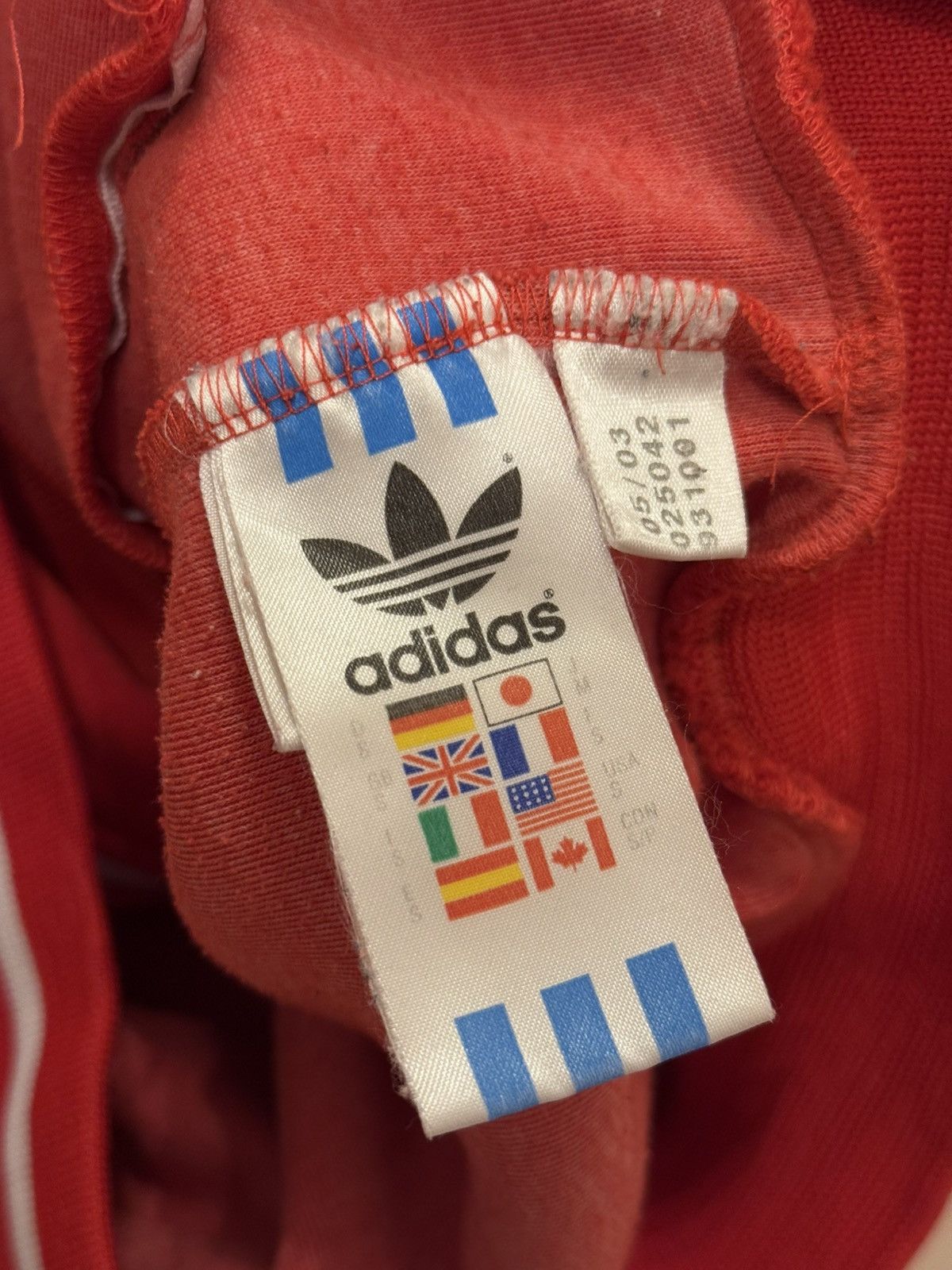 Adidas Vintage Adidas Peru Footbal Soccer Track Jacket S Size Rare Size US S / EU 44-46 / 1 - 8 Thumbnail