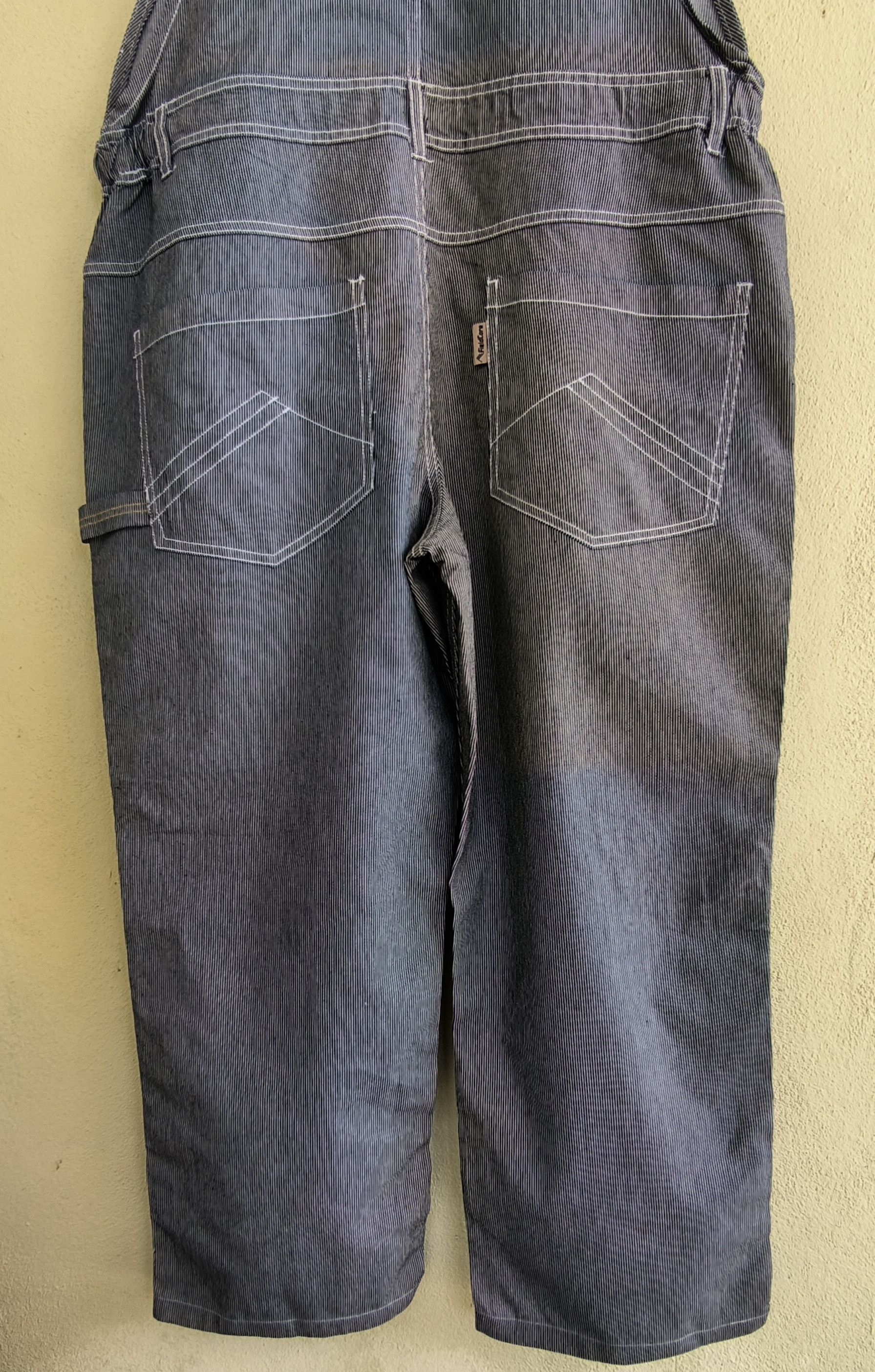 Japanese Brand FIELDCORE workwear hickory overall Size US 38 / EU 54 - 9 Thumbnail