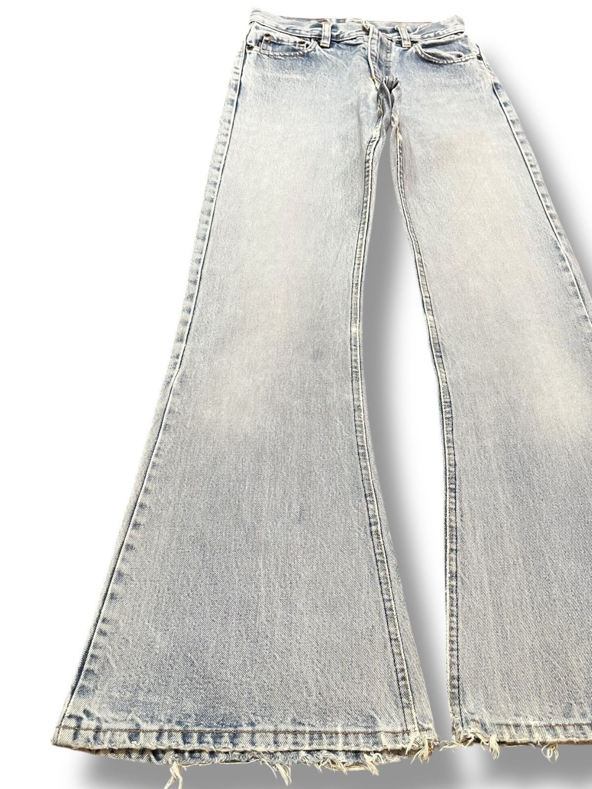 A$AP Rocky Vintage Rocky Faded Flare Bell Bottom Denim Size US 26 / EU 42 - 3 Thumbnail