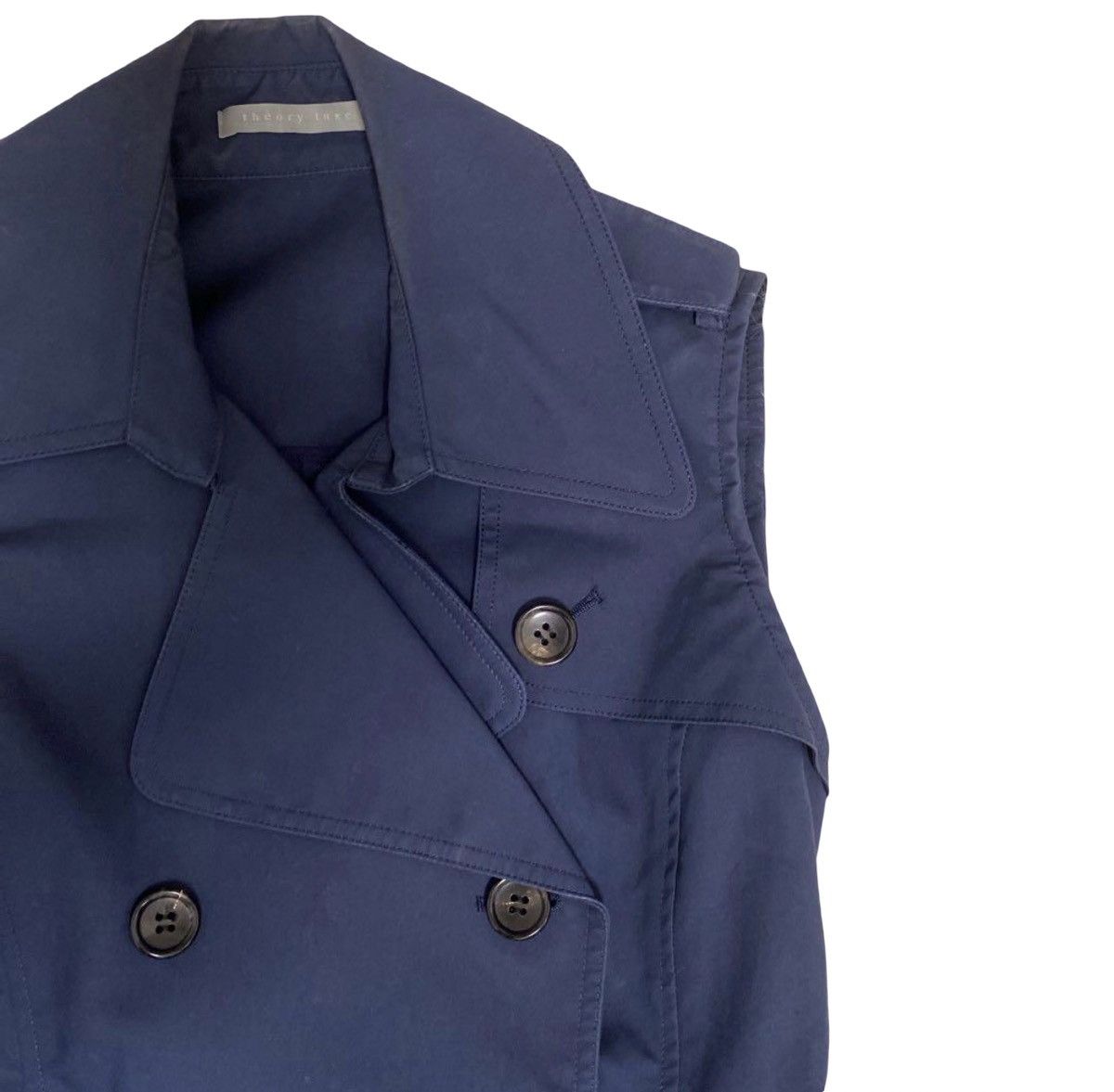 Other Theory Luxe "New Coliseum" Trench Gilet / Dress Size XS / US 0-2 / IT 36-38 - 9 Thumbnail