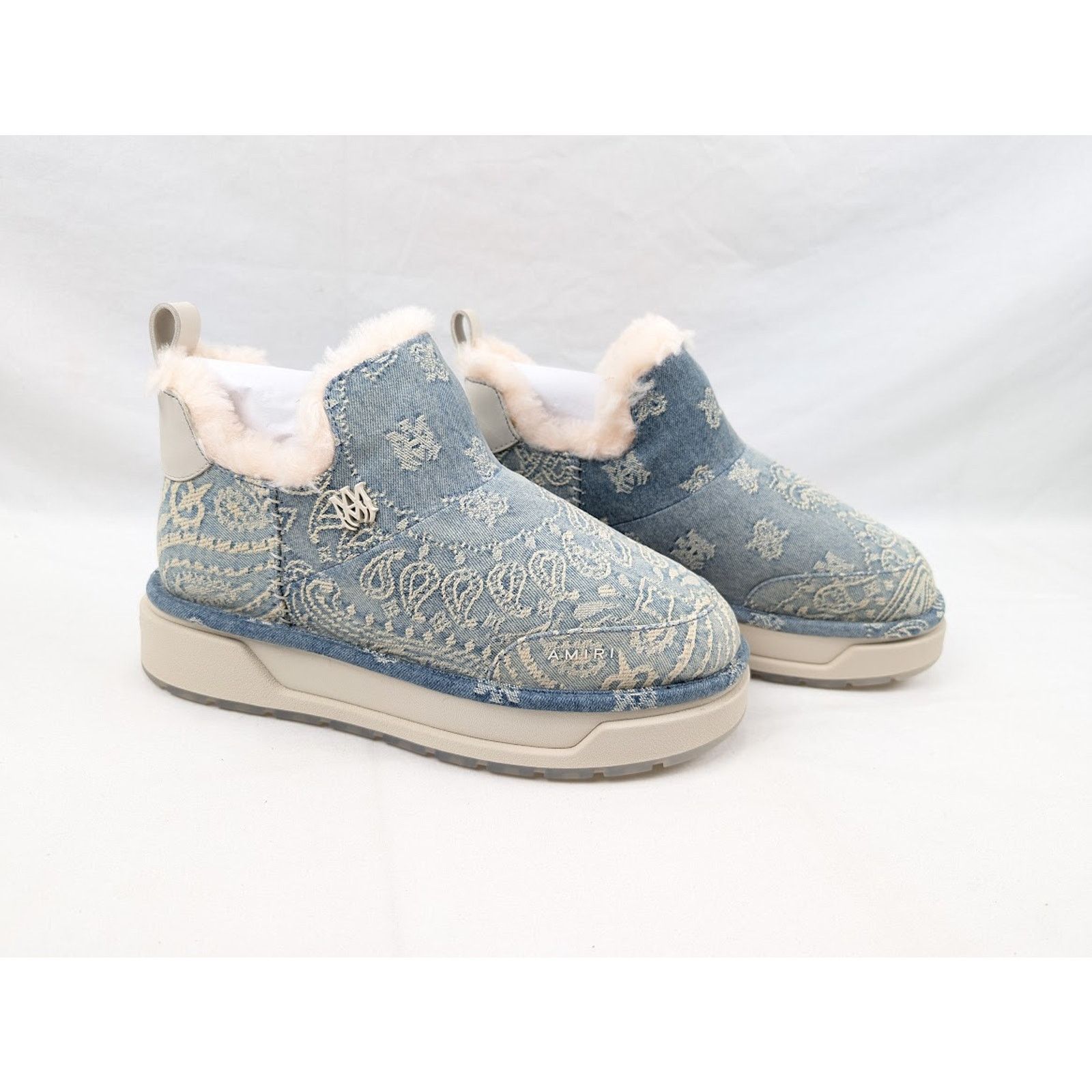 Amiri o1rshd1 Q:2 / Malibu Boot Boots in Wash Indigo Size US 11 / EU 44 - 9 Thumbnail