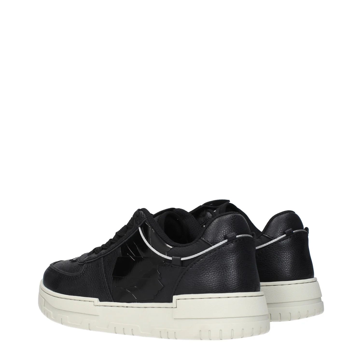 44 LABEL GROUP ob1o1e1025 Low-Top Sneakers in Black Size US 11 / EU 44 - 4 Thumbnail