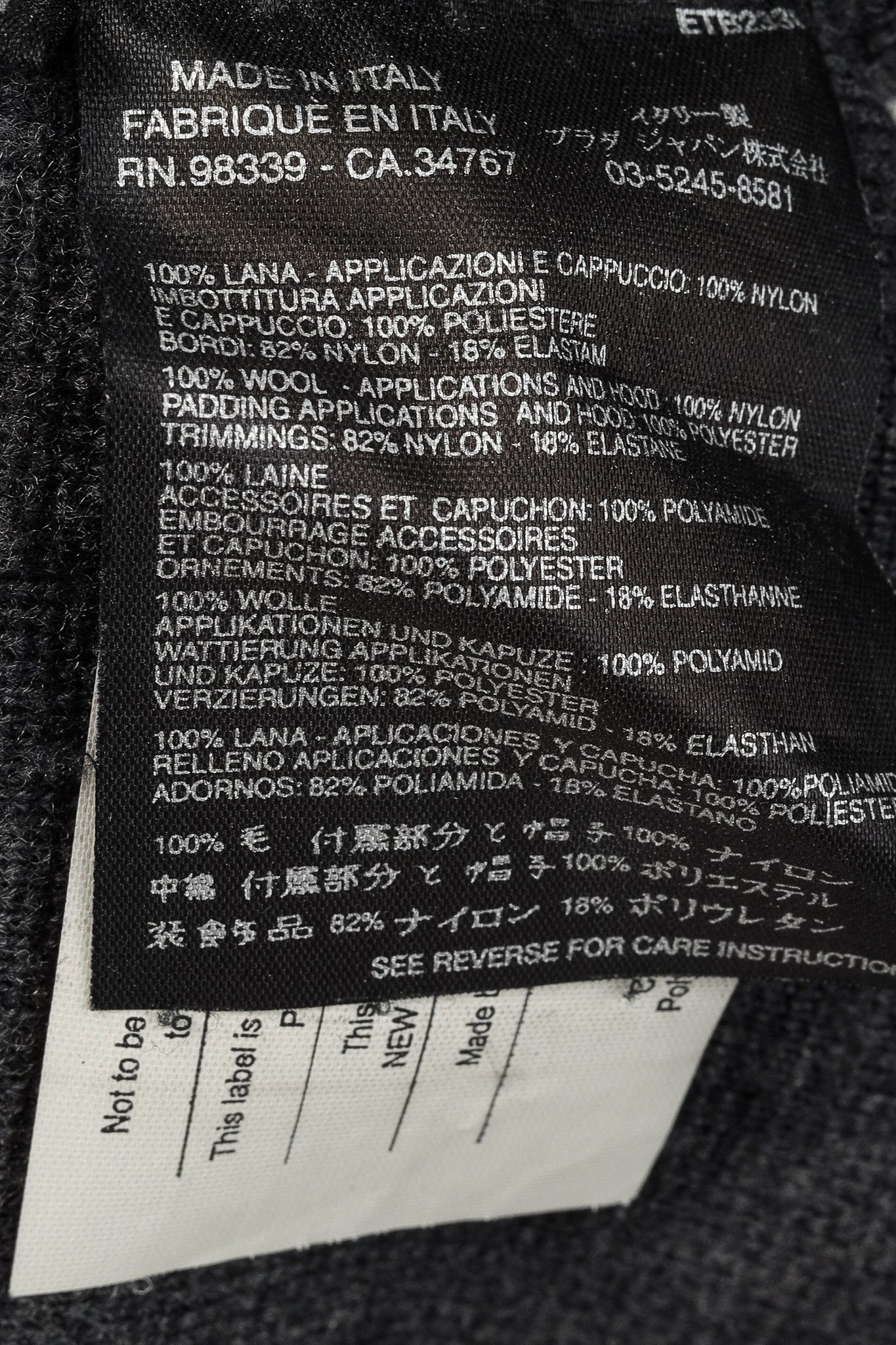 Prada Prada Charcoal Marled-Wool-Knit Mock-Neck Zip Jacket Size M / US 6-8 / IT 42-44 - 10 Thumbnail
