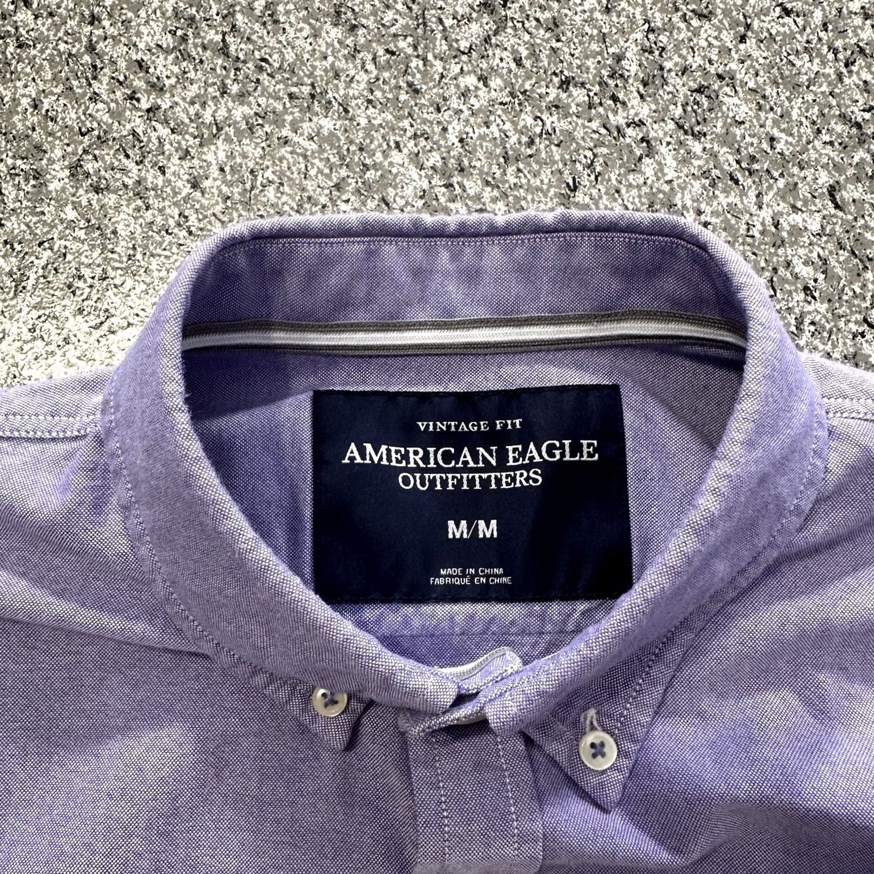 American Eagle Outfitters American Eagle Outfitters Button-Up Shirt Mens M Vintage Purple Long Sleeve Size US M / EU 48-50 / 2 - 3 Thumbnail