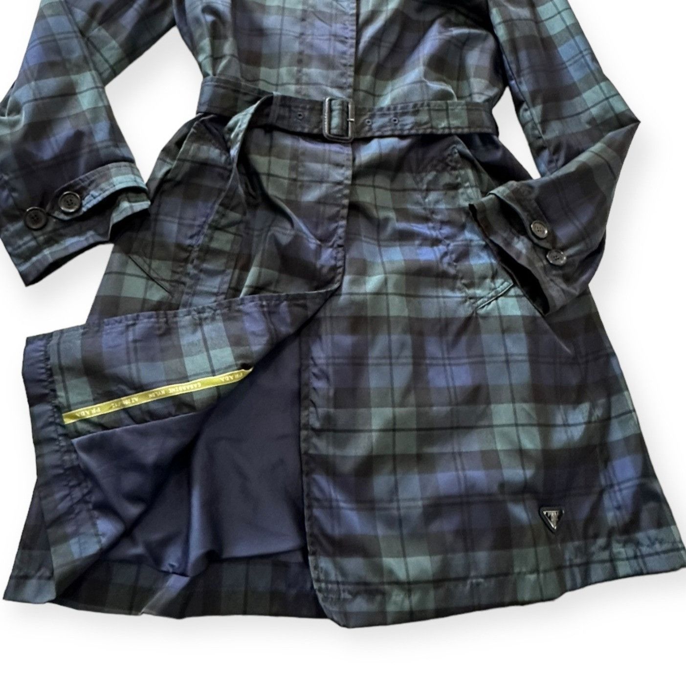 Prada Prada Nylon Single-breasted Trench Coat, Size 46 Italy, Tart Size L / US 10 / IT 46 - 10 Thumbnail