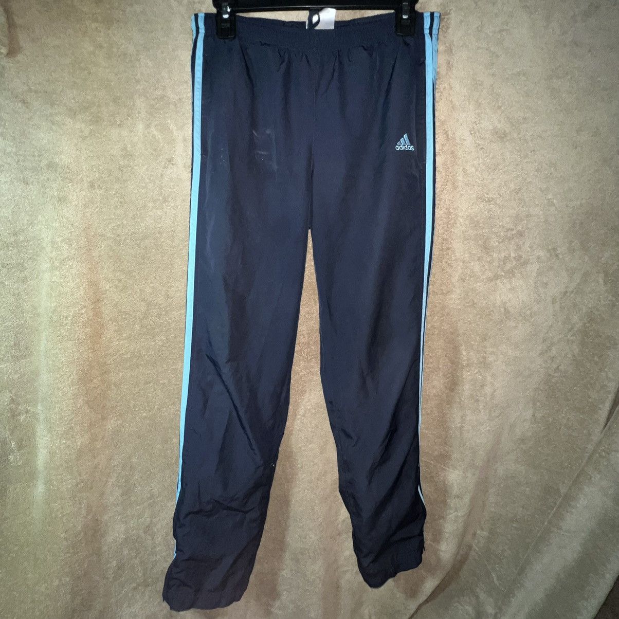 Adidas × Vintage Men’s Vintage Adidas Sweatpants Navy Blue Size S Size US 29 - 1 Thumbnail