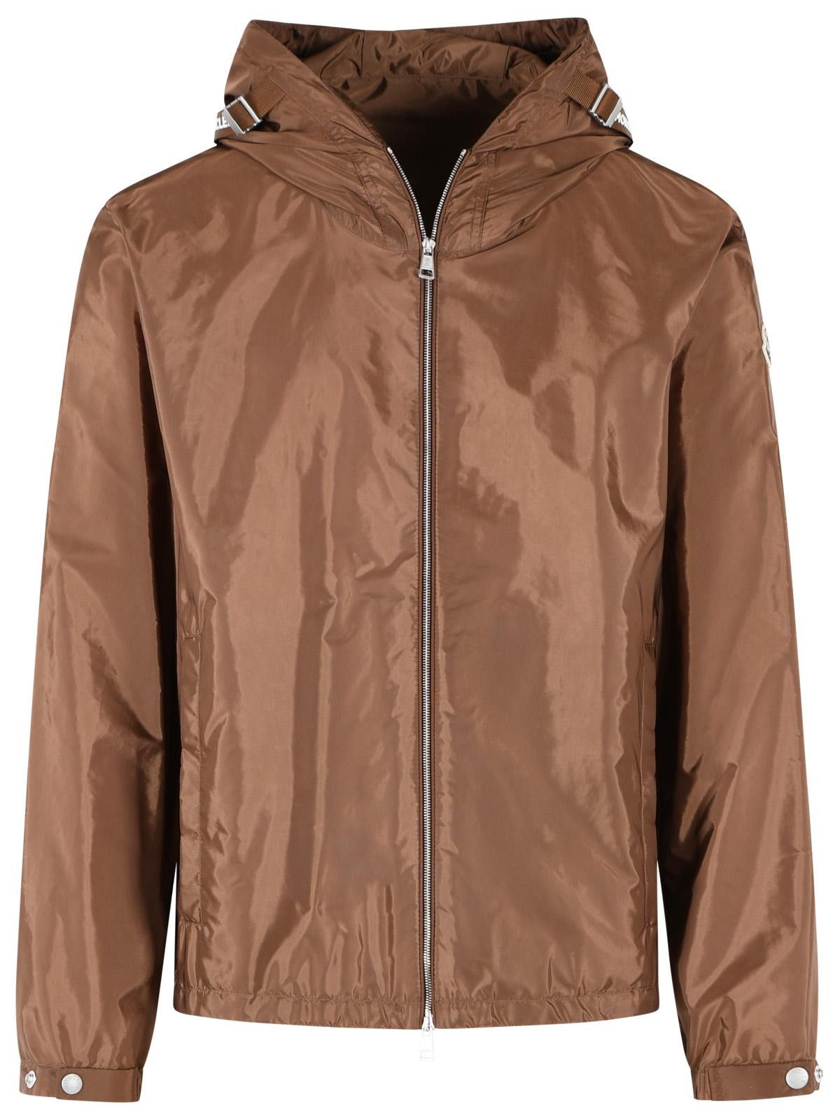 Moncler MONCLER 'Remoray' Brown Polyamide Hooded Windbreaker Size US L / EU 52-54 / 3 - 1 Thumbnail