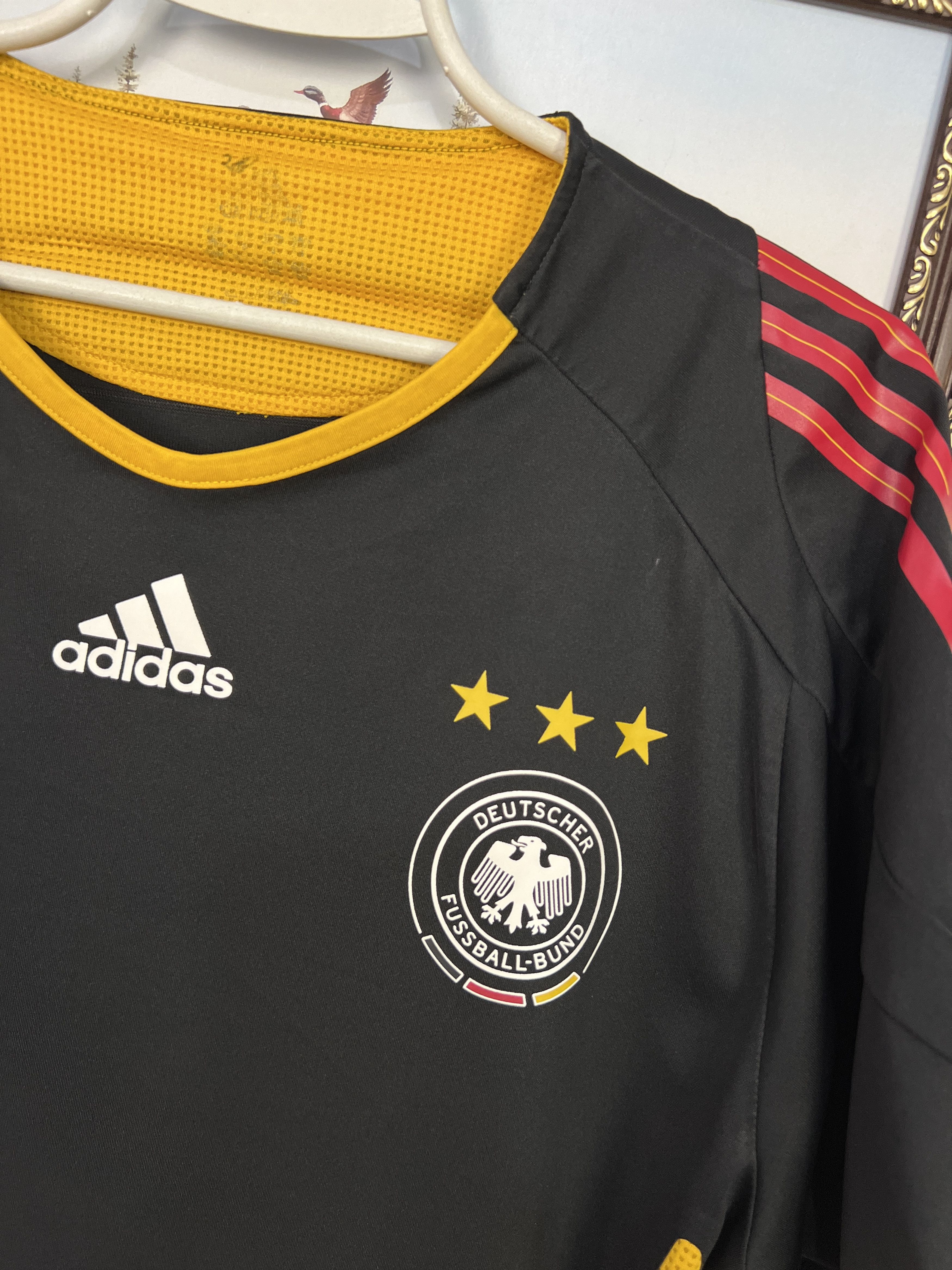 Adidas Vintage Adidas Germany Player Issue Football Train Shirt Size US L / EU 52-54 / 3 - 3 Thumbnail