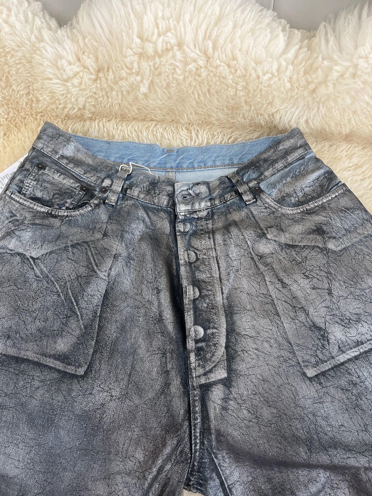 Acne Studios Silver Acne Studios 2023 super baggy Size US 34 / EU 50 - 5 Thumbnail