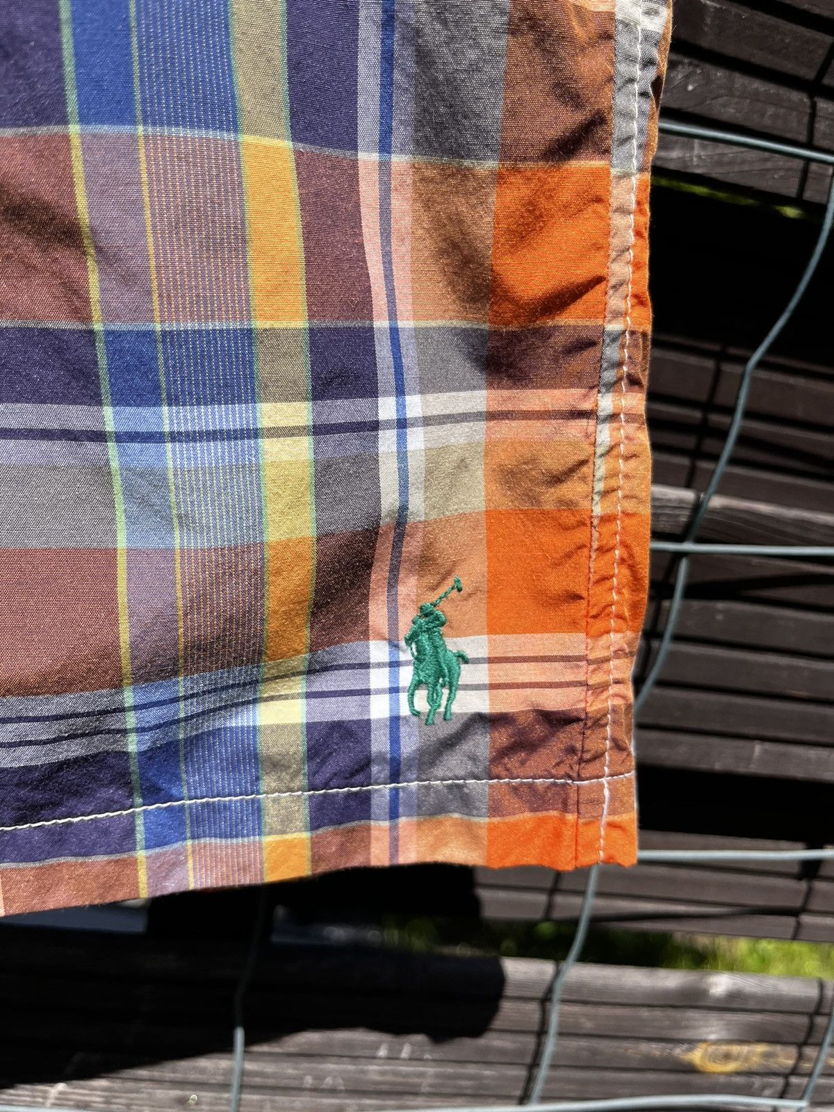 Polo Ralph Lauren × Ralph Lauren 🩳 POLO RALPH LAUREN PLAID SWIM TRUNKS STREETWEAR Y2K SHORTS Size US 38 / EU 54 - 8 Thumbnail