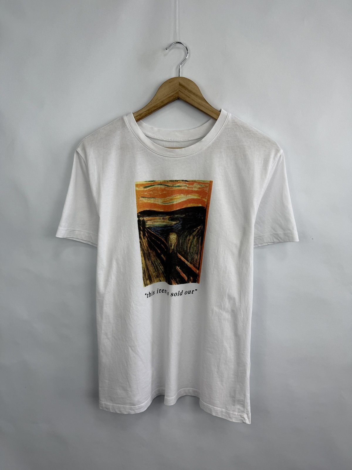 Designer Vintage Y2K Edvard Munch The Scream Art T-Shirt Rare Retro Size US M / EU 48-50 / 2 - 3 Thumbnail