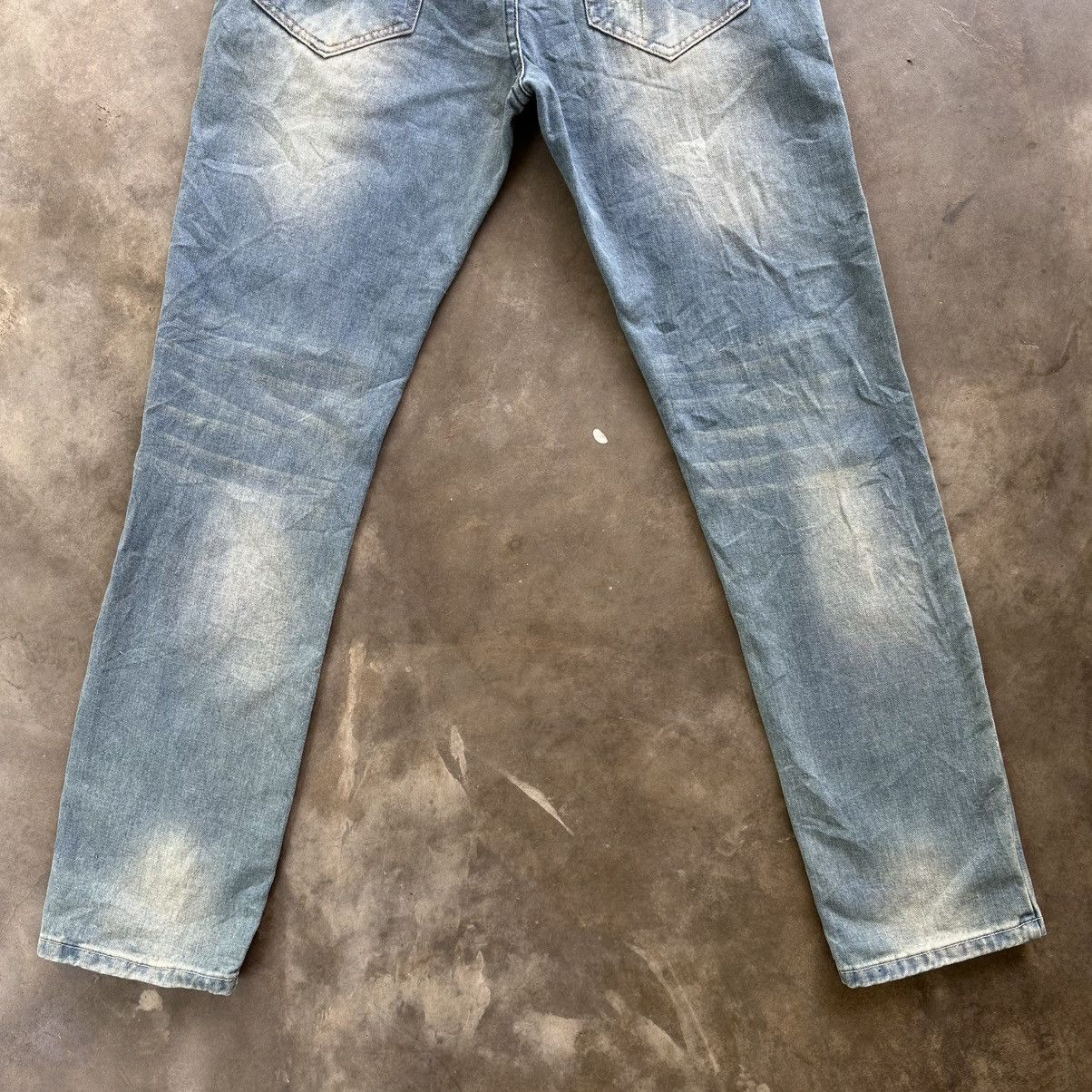 Japanese Brand Vintage Japanese Distressed Faded Denim Jean Pant W34 Size US 34 / EU 50 - 11 Thumbnail