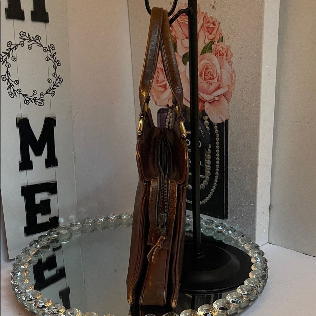 Other Fiocchi Italy Rich Brown Leather handbag Size ONE SIZE - 4 Thumbnail