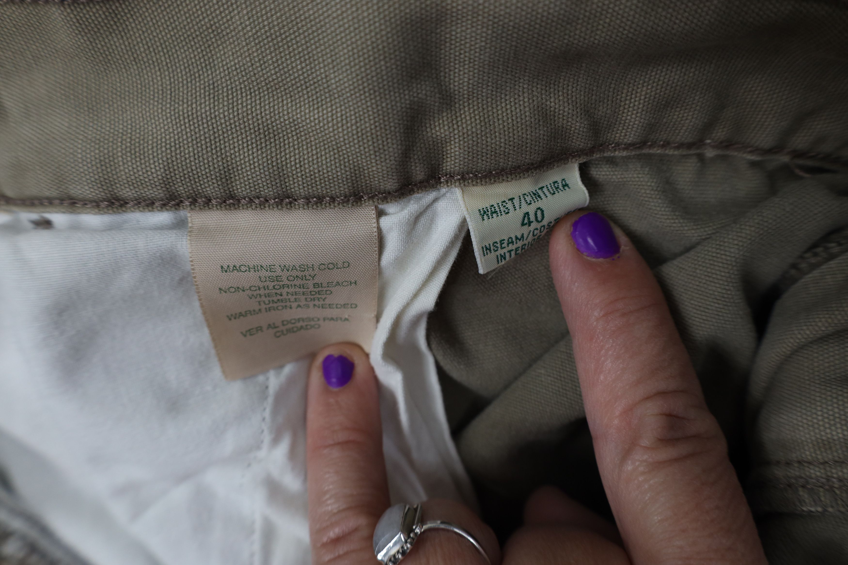 Vintage Vintage 90s Streetwear Baggy Wide Leg Cargo Pants Beige Size US 40 / EU 56 - 7 Thumbnail
