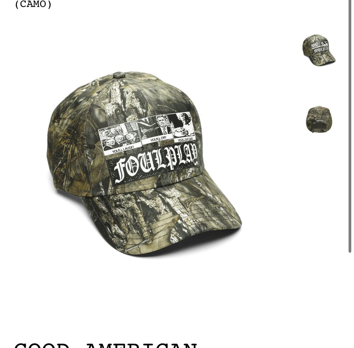 Other Foulplay camo/realtree cap hat Size ONE SIZE - 5 Thumbnail