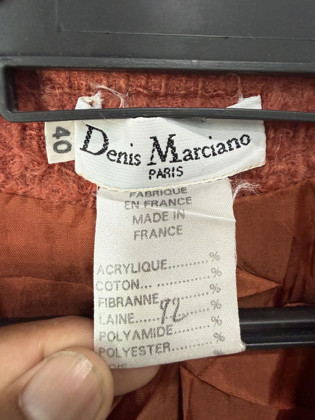 DEFEND PARIS PARIS STYLE TWEED JACKET DESIGN DENIS MARCIANO GOLD BUTTON Size M / US 6-8 / IT 42-44 - 9 Thumbnail