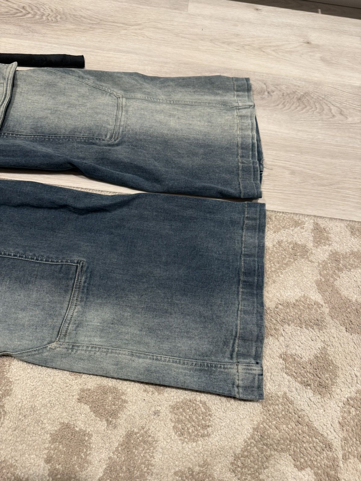 Rick Owens f/w 2022 mineral pearl degrade cargo bela!! Size US 28 / EU 44 - 2 Thumbnail