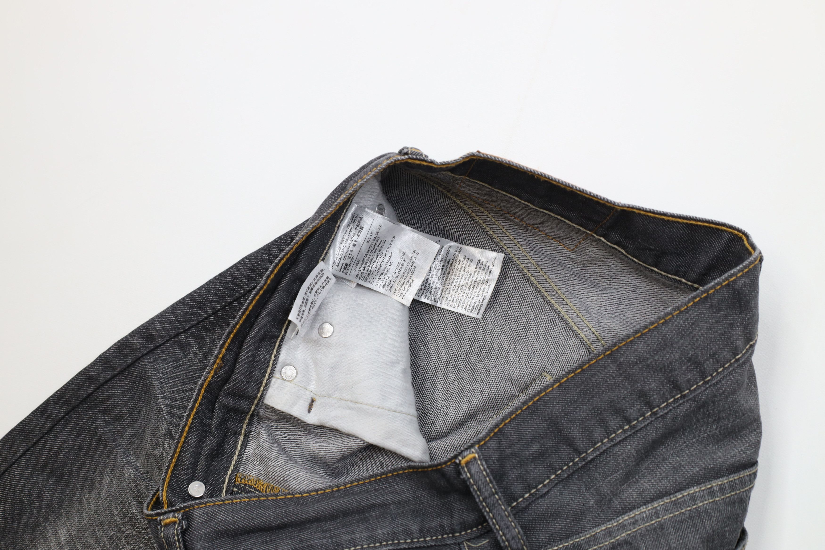 Levi's Vintage Y2K Levis 514 Straight Leg Denim Jeans Gray Cotton Size US 32 / EU 48 - 8 Thumbnail