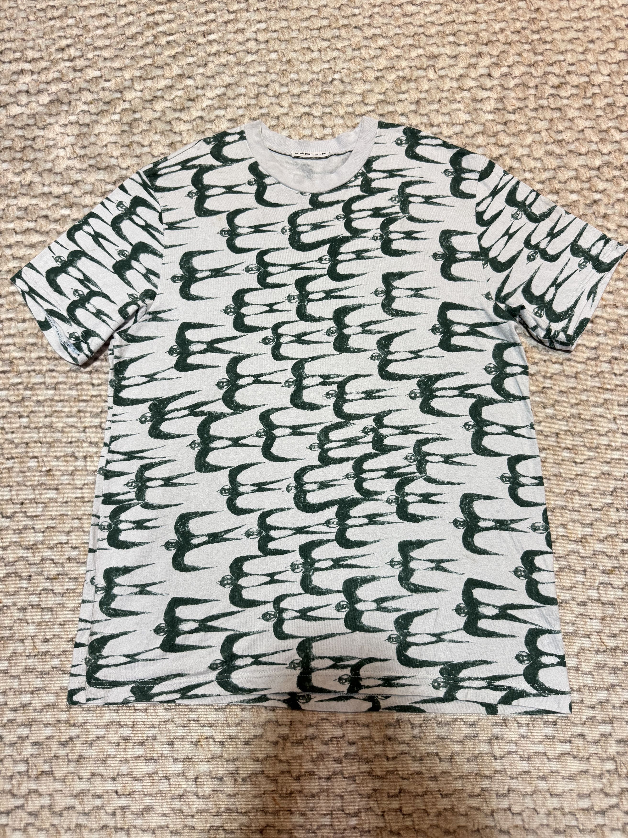 mina perhonen Mina Perhonen SS22 Hello Shallow Full Print T shirt Size US XL / EU 56 / 4 - 1 Thumbnail