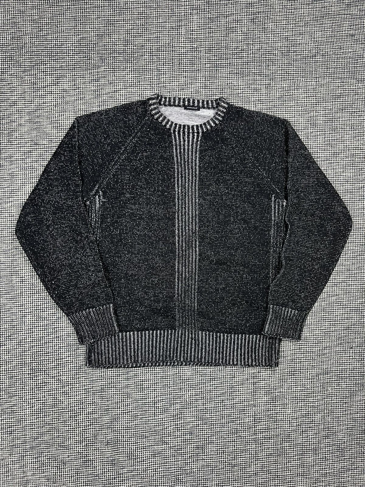 Japanese Brand × Vintage Vintage boxy ribbed sweater oversized y2k vibes Size US XL / EU 56 / 4 - 1 Thumbnail