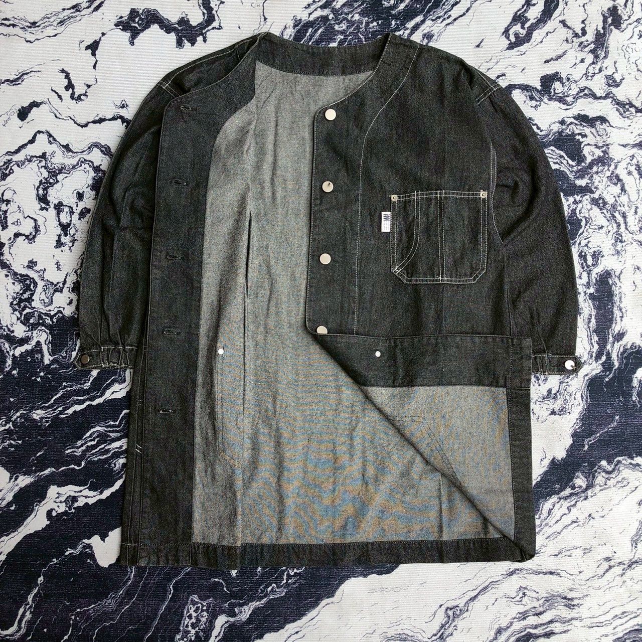 Issey Miyake Issey Miyake Design Studio Denim Work Coats Size US M / EU 48-50 / 2 - 2 Thumbnail