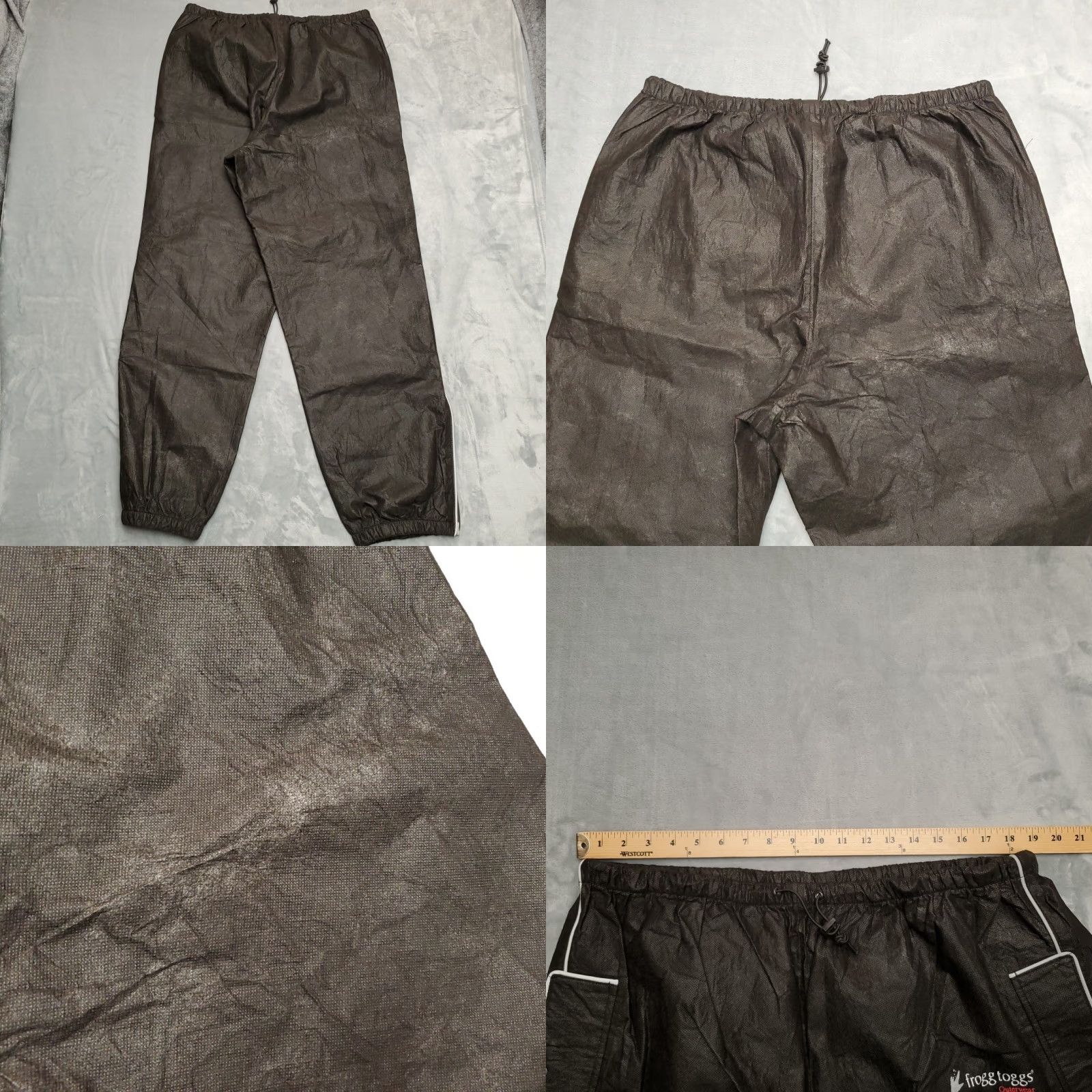 Vintage VINTAGE Frogg Toggs Pants Mens XL Waterproof Rain Gear FT1032-01 Outdoor Outerwear Size US 36 / EU 52 - 8 Thumbnail