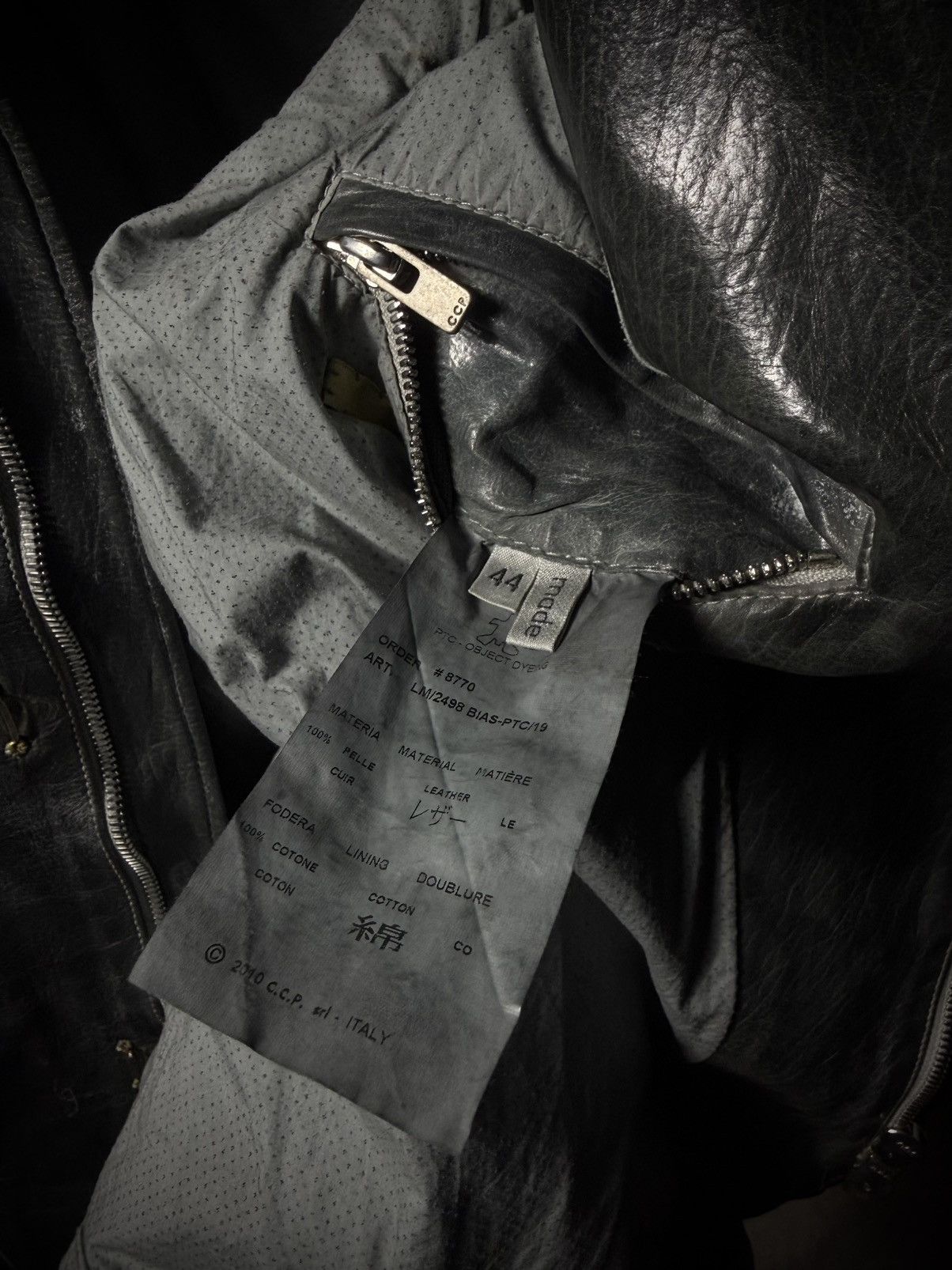 Carol Christian Poell Carol Christian Poell 2010 SAFE LM/2498 Scarstitched Jacket Size US XXS / EU 40 - 15 Thumbnail