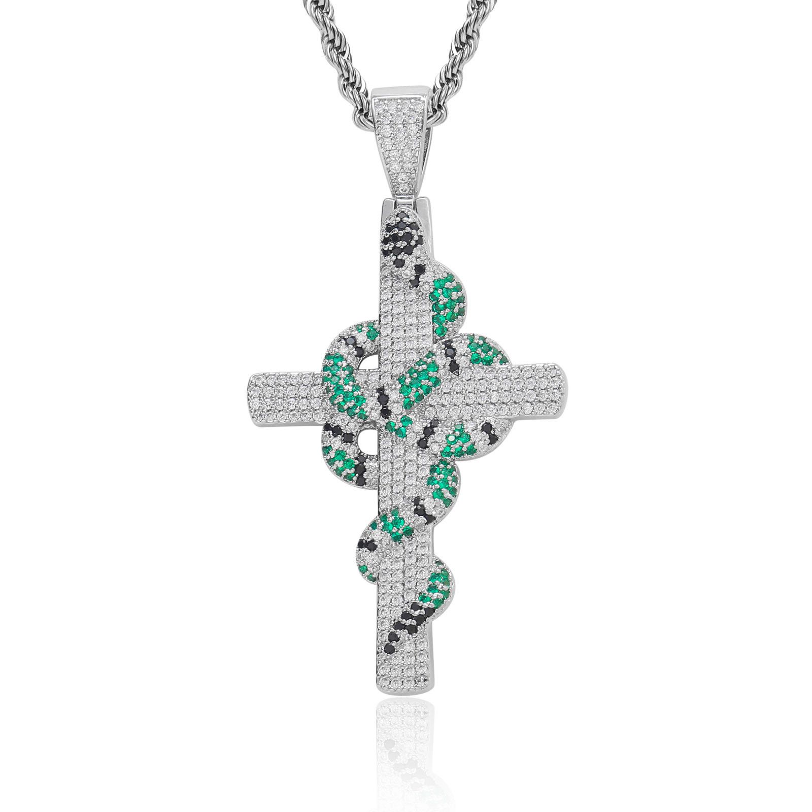 Other Snake Cross New Trend STEAL! Y2K Chains Necklace Chain Size ONE SIZE - 1 Thumbnail