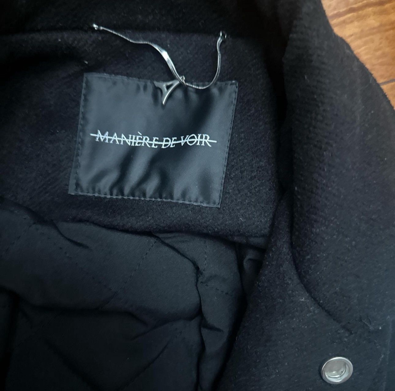 Maniere De Vior Maniere De Voir Black Varsity Jacket Size US M / EU 48-50 / 2 - 3 Thumbnail