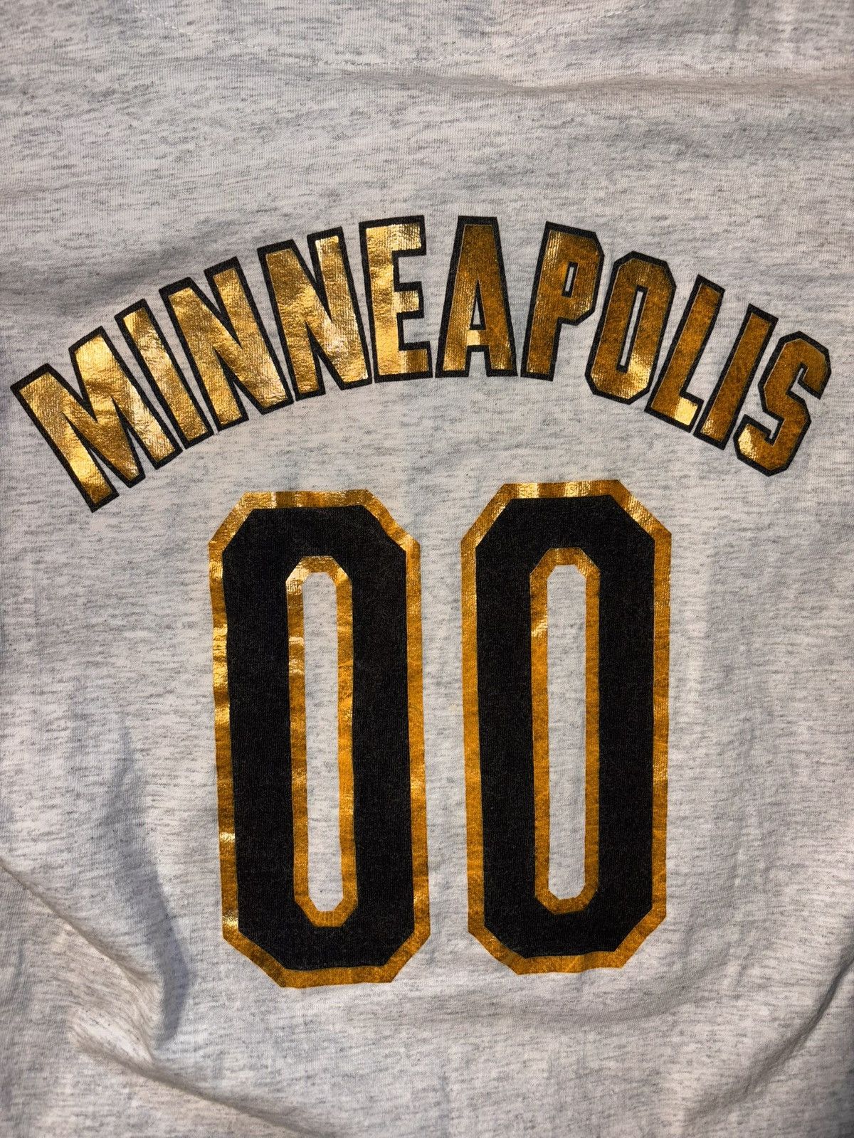 Vintage Vtg Cotton Fitz Cheers Minneapolis Baseball Jersey 90’s USA Size US L / EU 52-54 / 3 - 9 Thumbnail