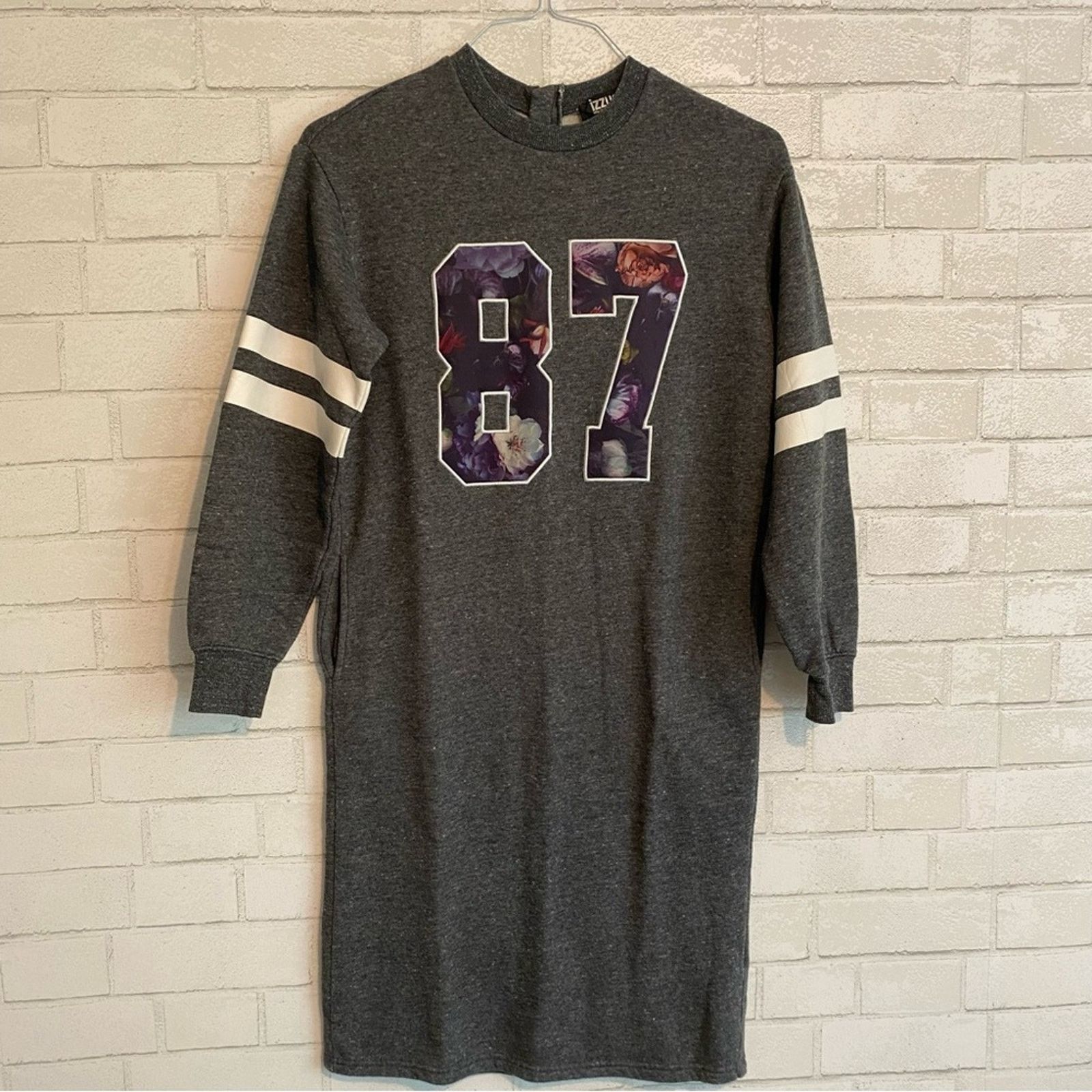 izzue IZZUE Runway Designer $400 Streetwear 87 Sweatshirt Dress XS Size XS / US 0-2 / IT 36-38 - 2 Thumbnail