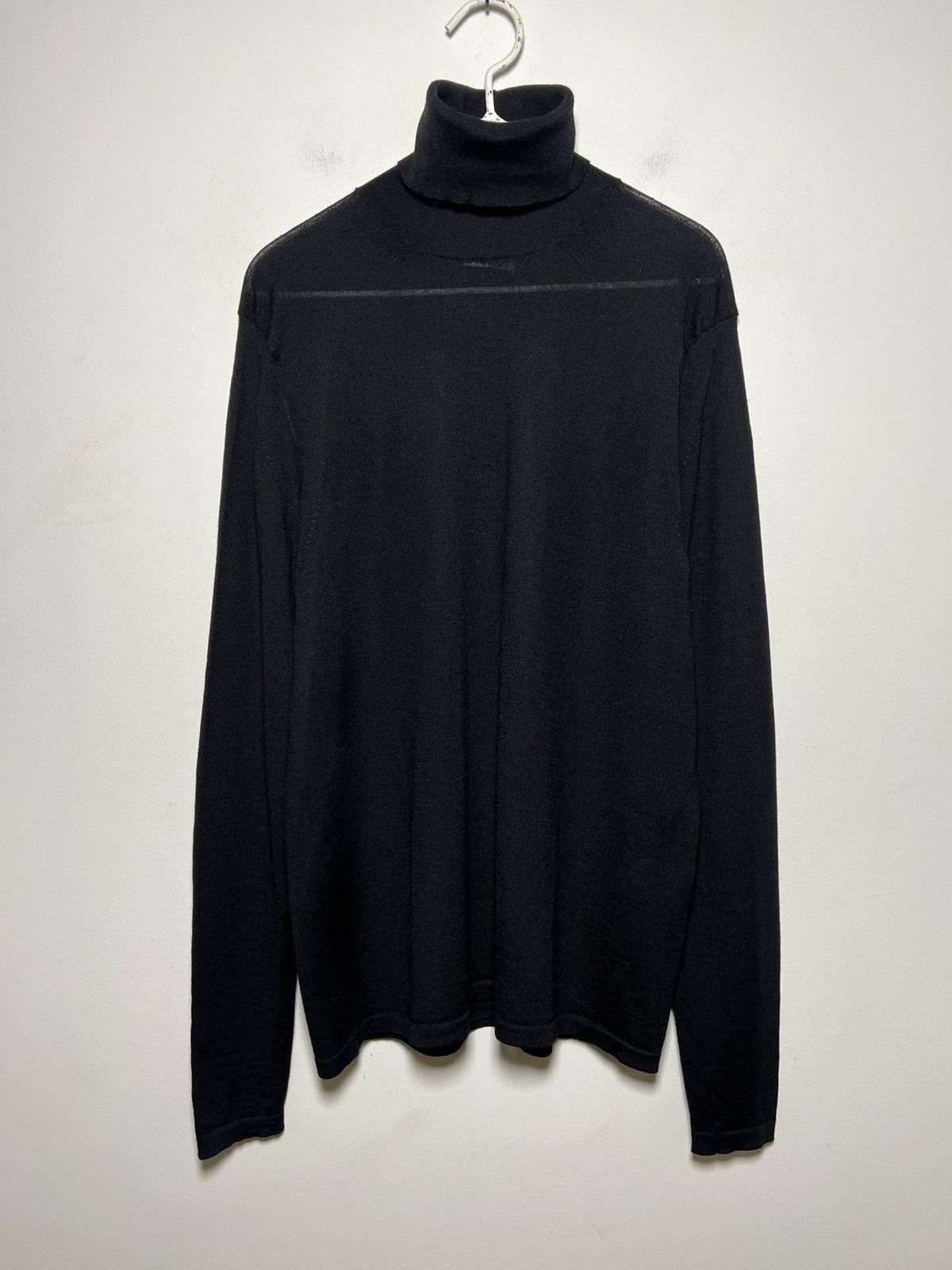 Acne Studios acne studios y2k black wool turtleneck Size US L / EU 52-54 / 3 - 1 Thumbnail