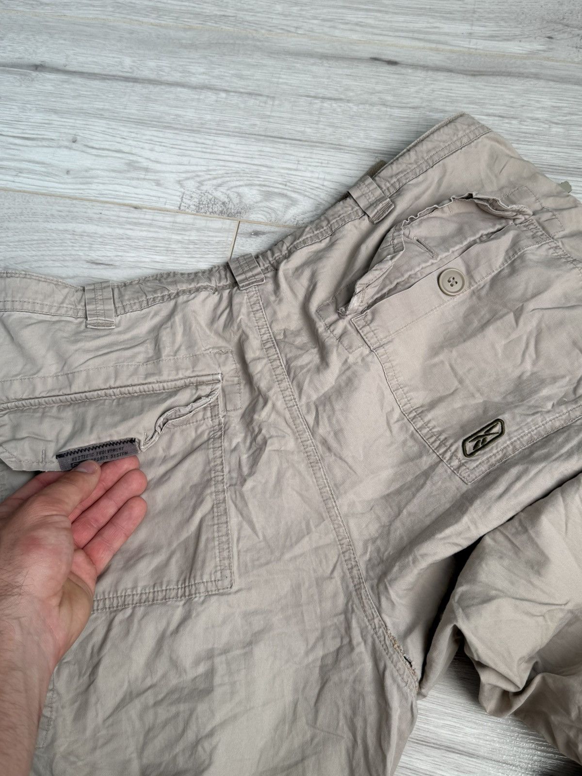 Vintage Vintage Reebok Baggy Pants Hype styled Nike 90’s Size US 34 / EU 50 - 9 Thumbnail