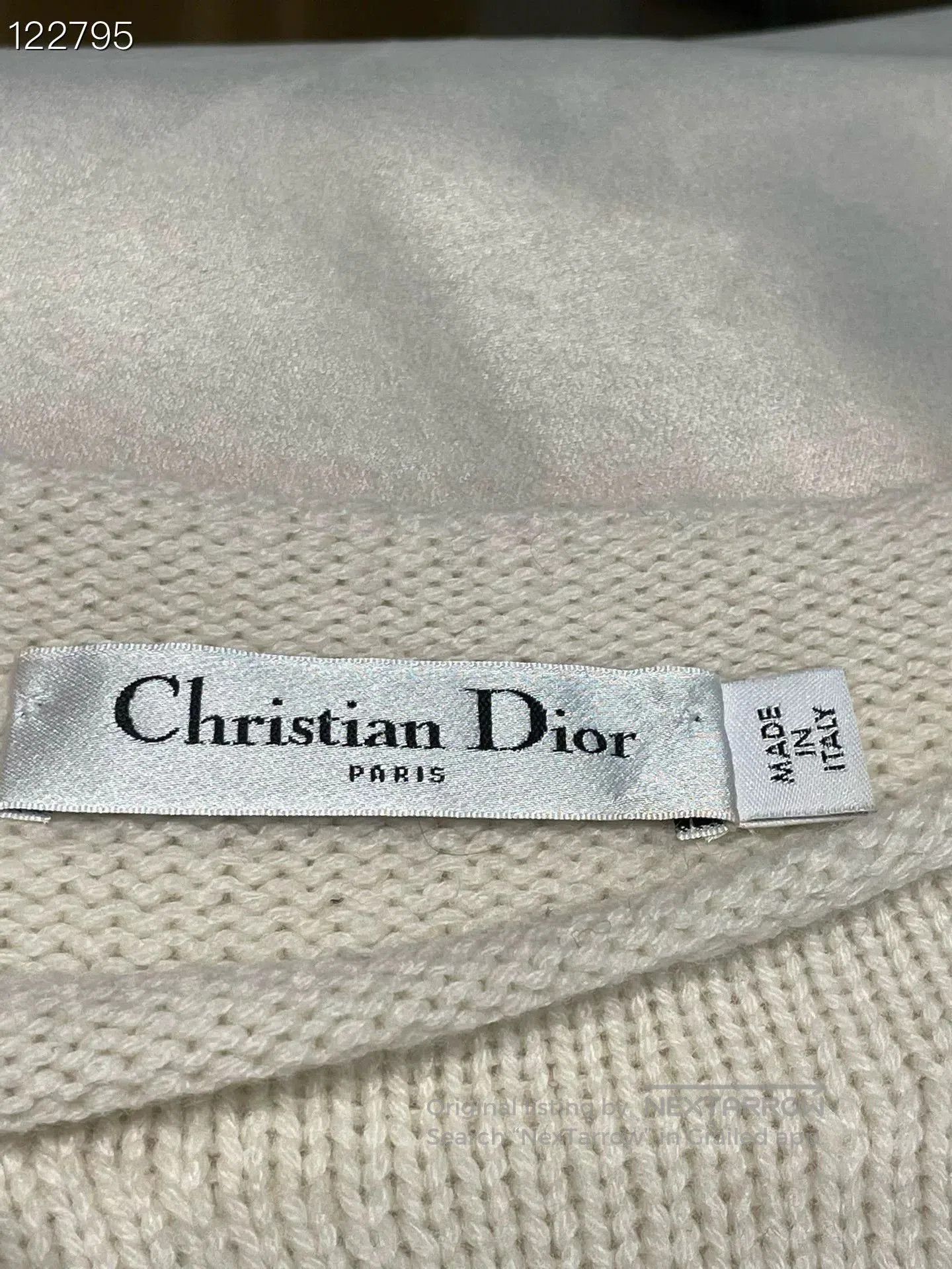 Dior Dior Cashmere Sweater Embroidered Anchor. Size S / US 4 / IT 40 - 3 Thumbnail