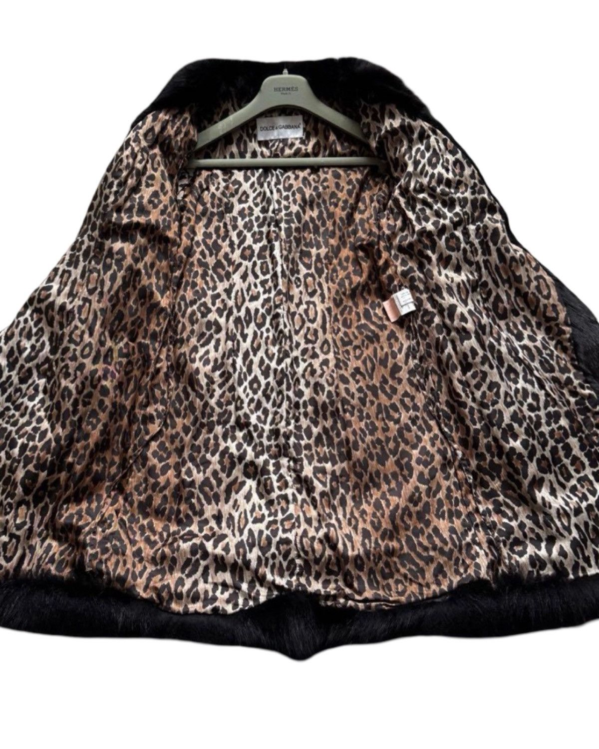 Dolce & Gabbana Dolce & Gabbana Fur Coat Leopard Lining Size US S / EU 44-46 / 1 - 4 Thumbnail
