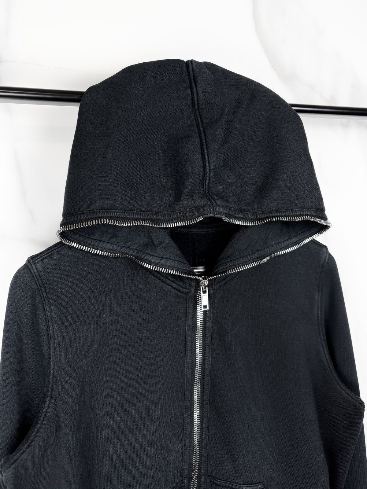 Rick Owens SS17 Rick Owens Walrus DRKSHDW Felpa Full Zip Gimp Hoodie Size US M / EU 48-50 / 2 - 3 Thumbnail