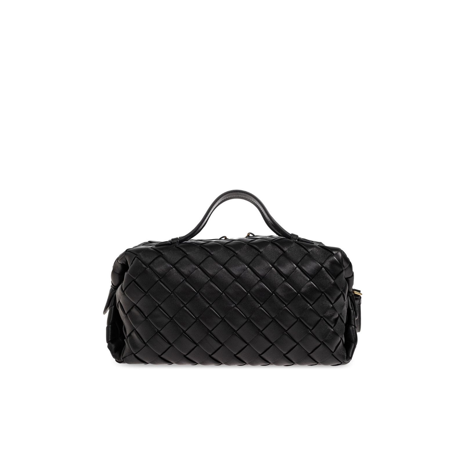 Bottega Veneta BOTTEGA VENETA Black Intrecciato Leather Top Handle Bag New Size ONE SIZE - 2 Thumbnail