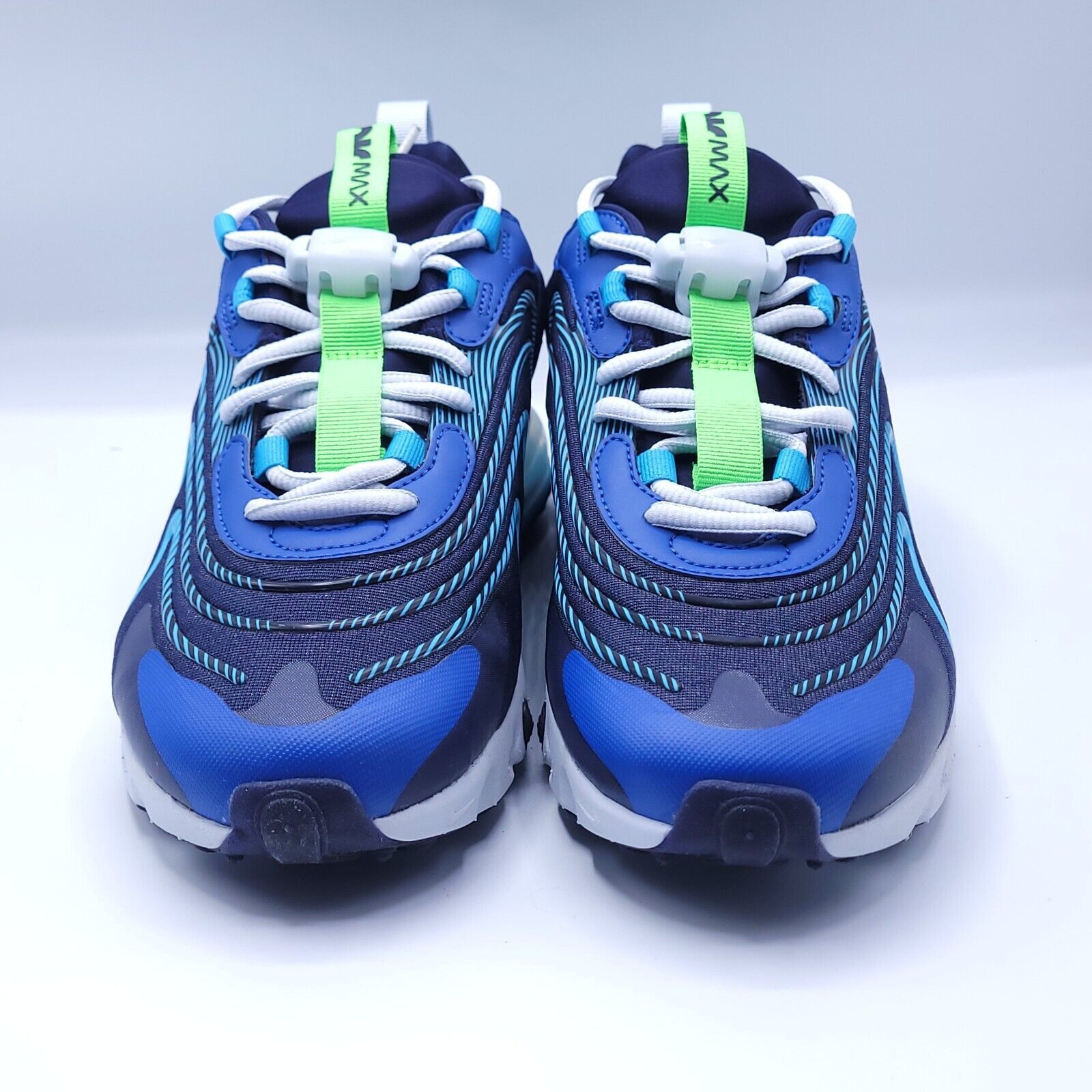 Nike Nike Air Max 270 React Shoe Men Size 7 CJ0579-400 Blue White Size US 7 / EU 40 - 2 Thumbnail