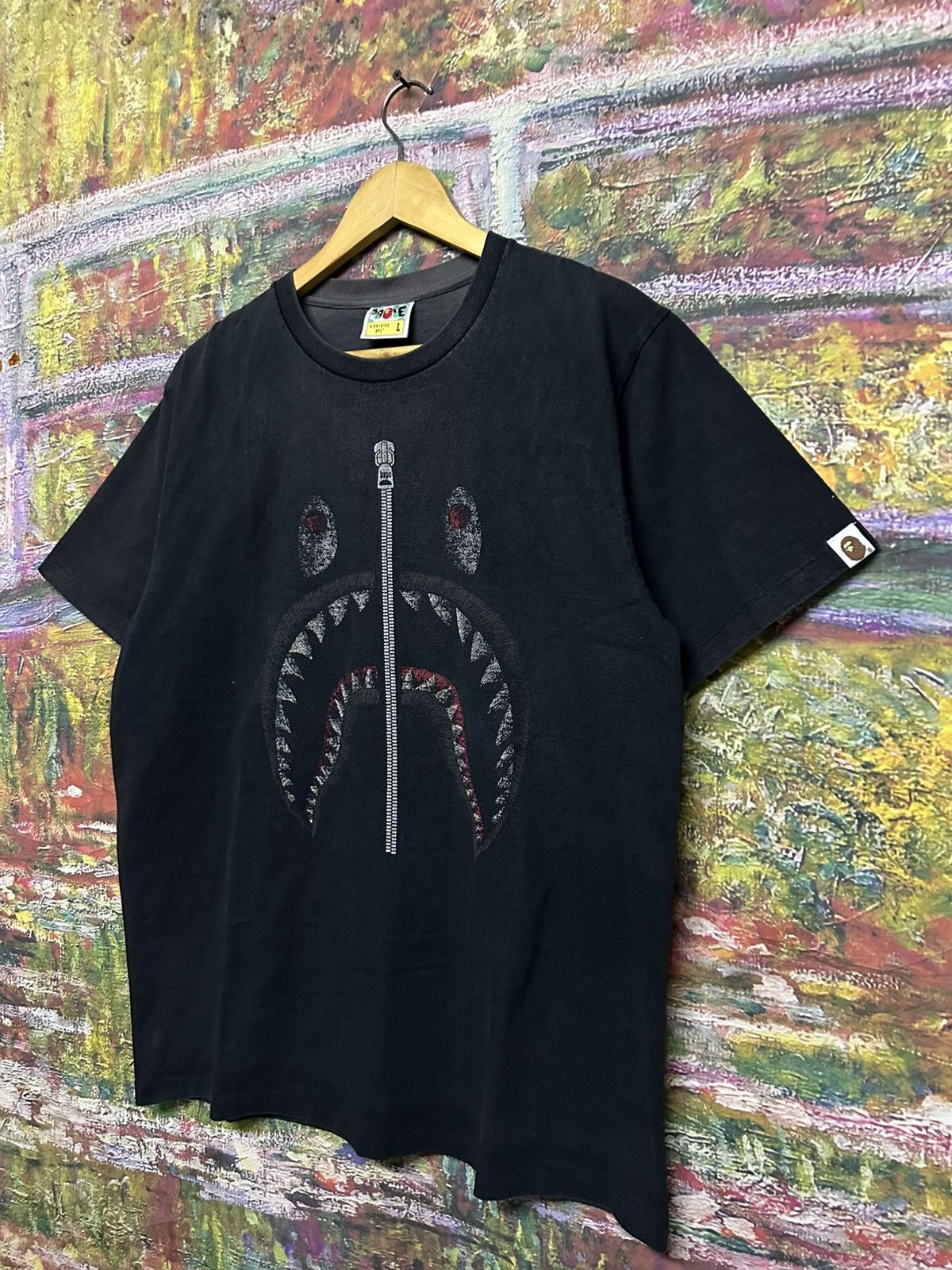 Bape Bape Shark Tee Size US L / EU 52-54 / 3 - 4 Thumbnail