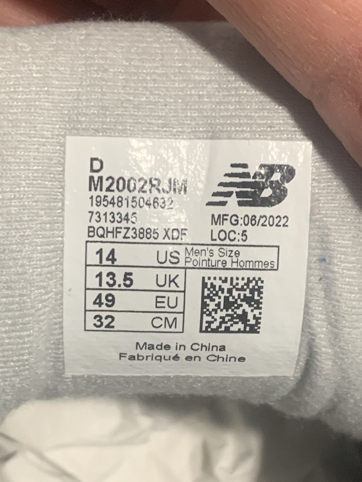 New Balance New Balance 2002R Grey Size US 14 / EU 47 - 6 Thumbnail