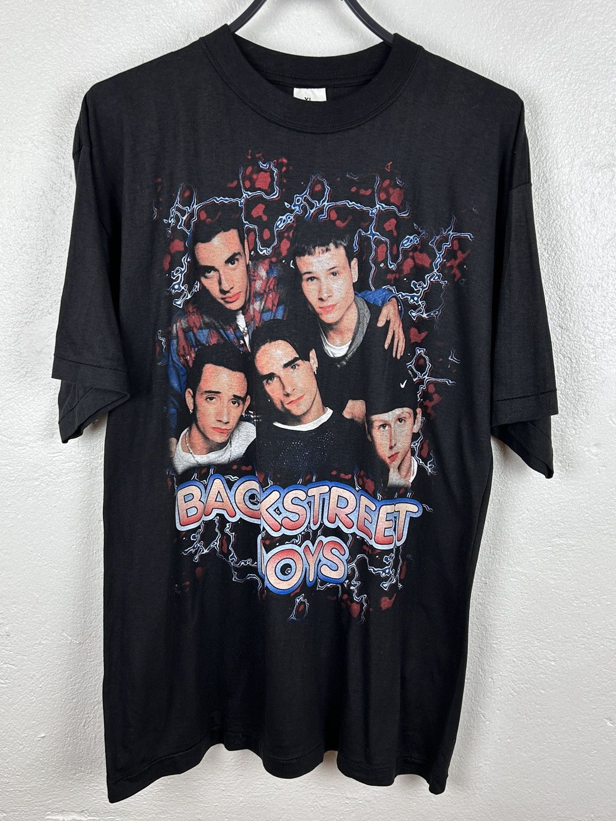 90s Vintage BackStreet Boys Band Logo Single Stitch T-Shirt