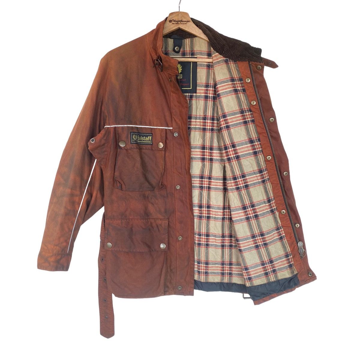 Belstaff × Vintage Dont buy yet ! Trialmaster Iconic Dirty-Effect Wax Jacket Size US M / EU 48-50 / 2 - 9 Thumbnail