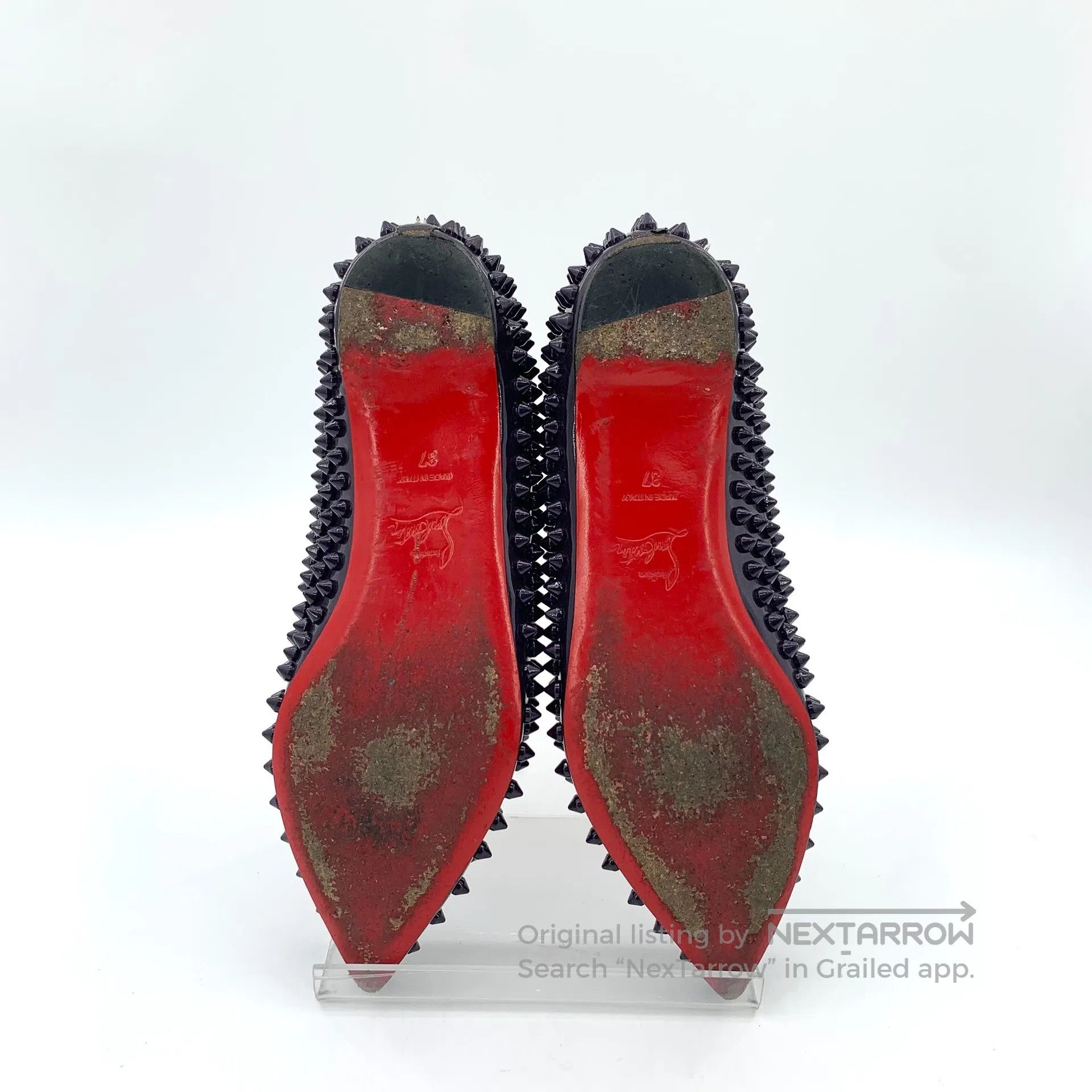 Christian Louboutin Christian Louboutin Deep Purple Full Stud Design Casual Fl Size US 6.5 / IT 36.5 - 5 Thumbnail